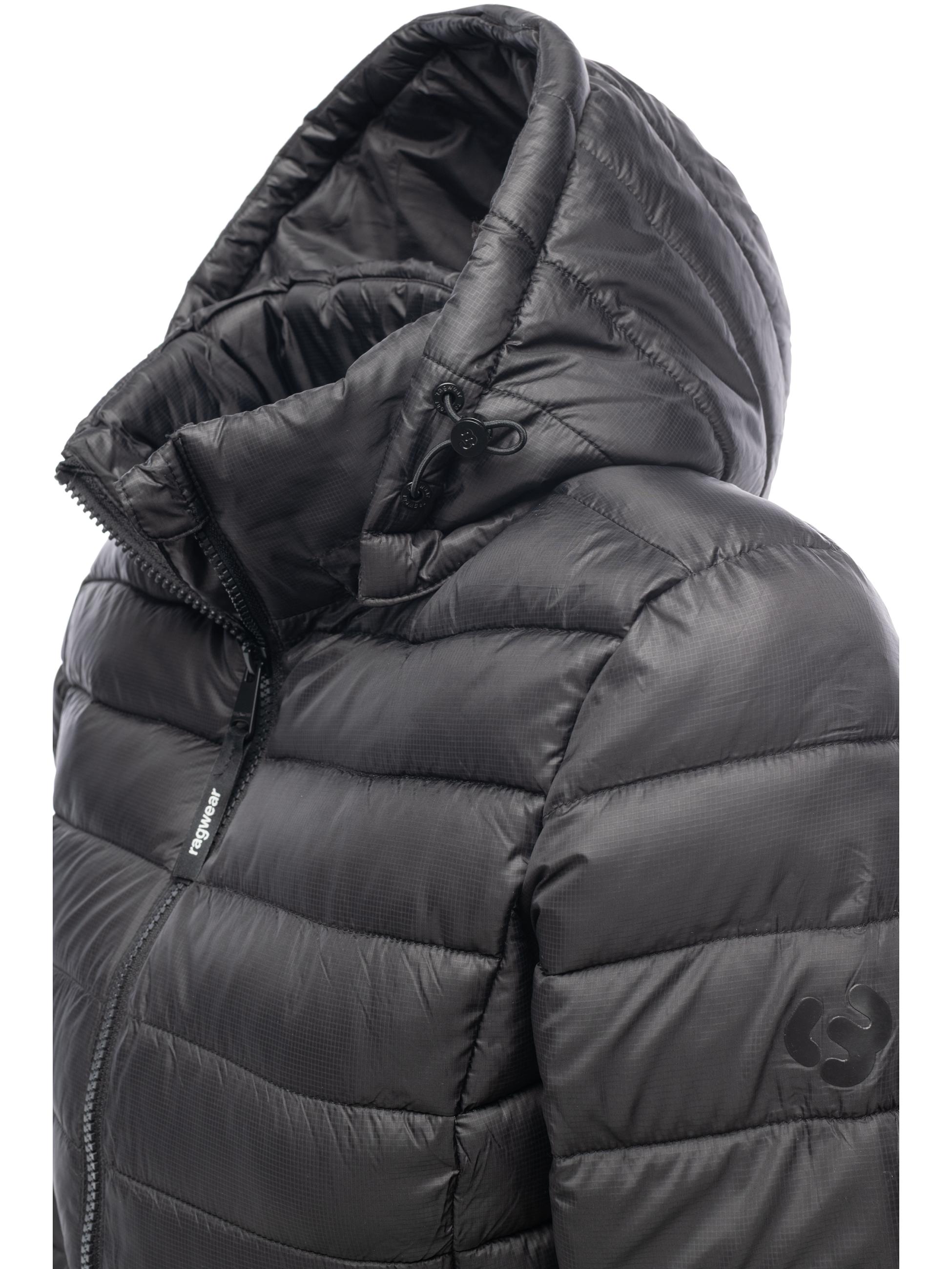 Steppjacke mit abnehmbarer Kapuze "Bobie" Black