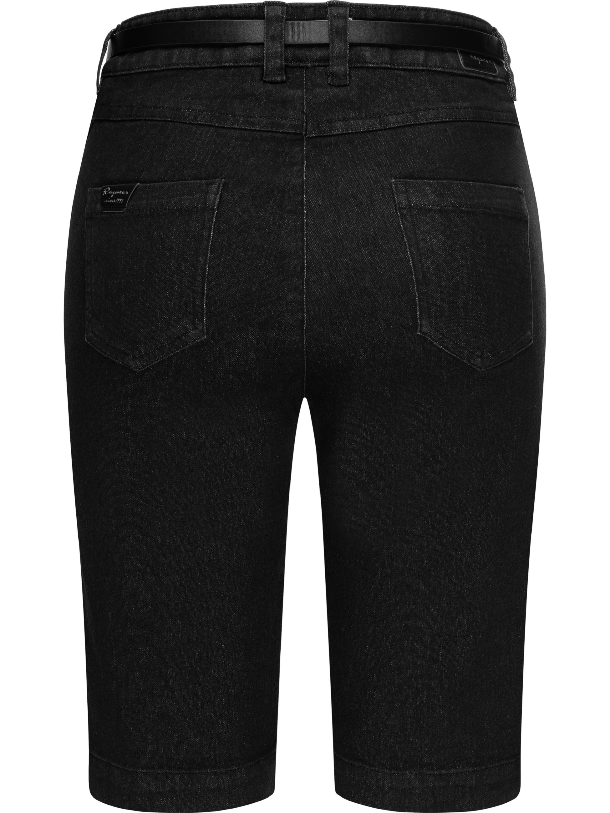 Kurze Jeans-Shorts "Bobiny" Black