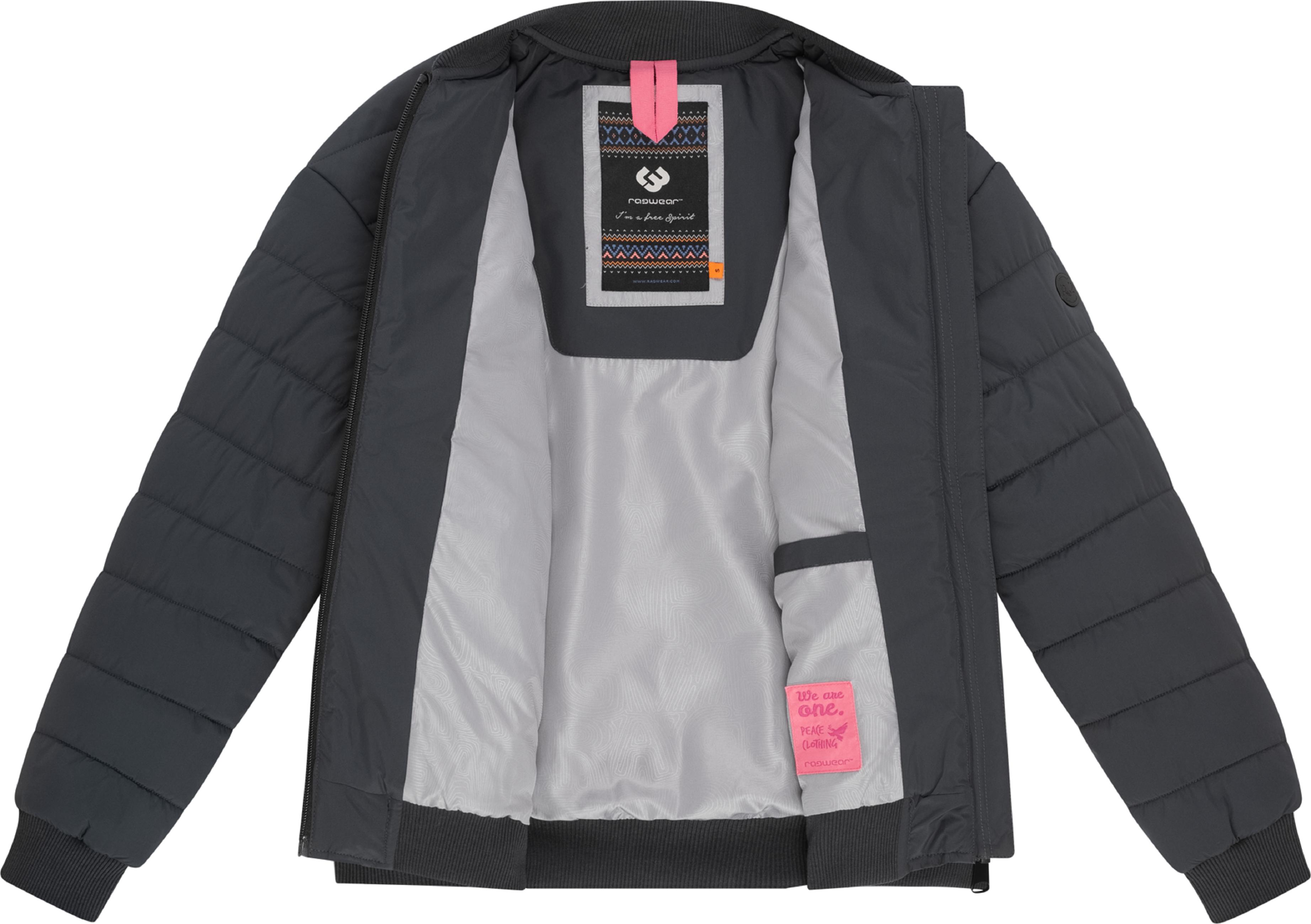 Wasserdichte Bomberjacke "Bombina" Dark Grey