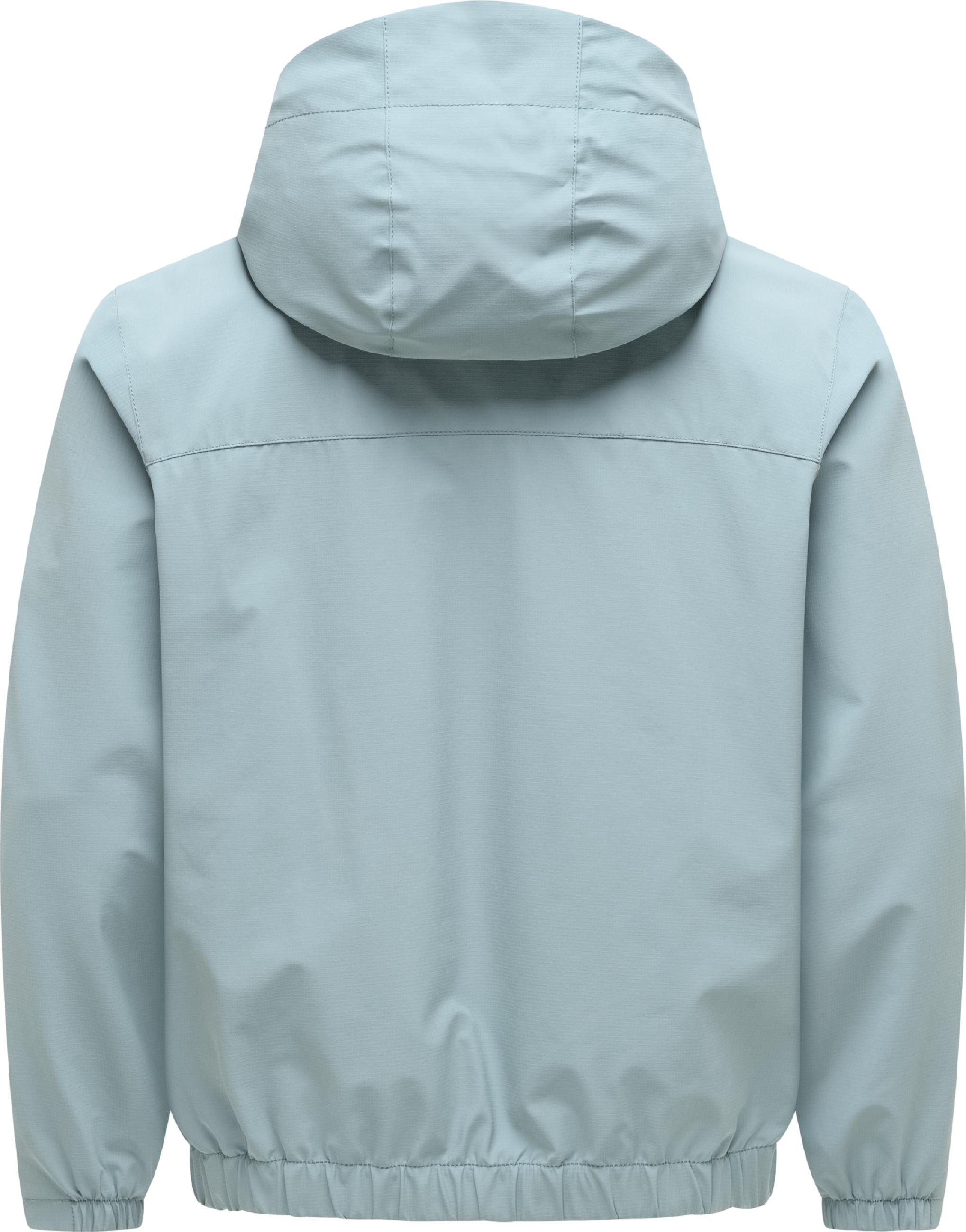 Leichte Funktionsjacke mit verstellbarer Kapuze "Bordos" Stone Blue