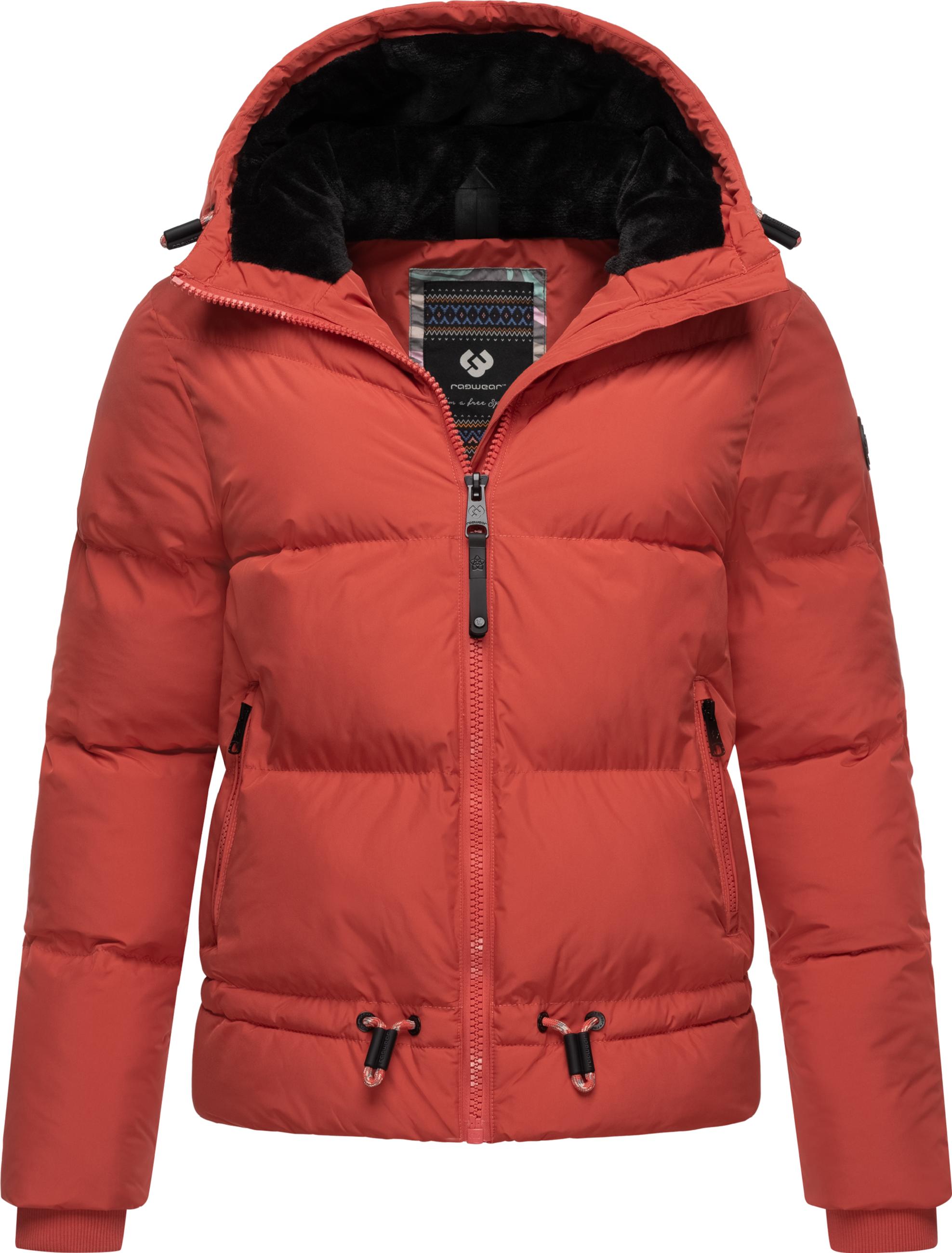 Wasserdichte Winter Steppjacke mit Kapuze "Briony" Red