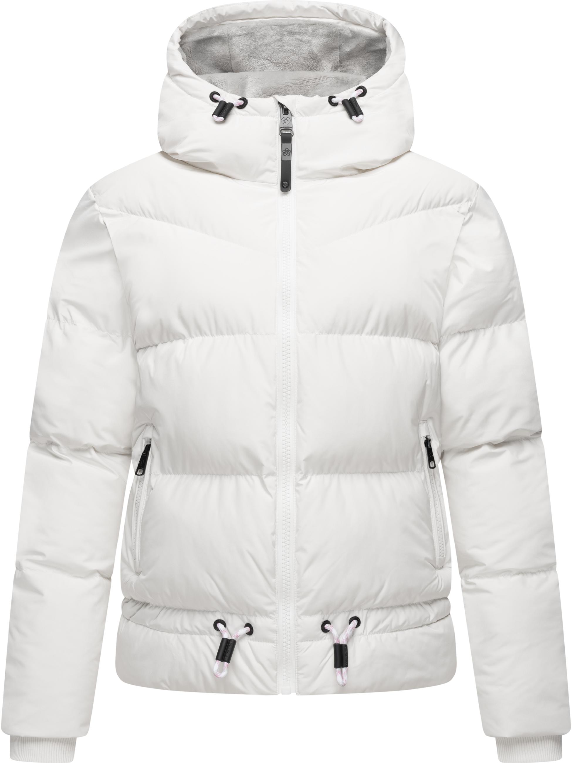 Wasserdichte Winter Steppjacke mit Kapuze "Briony" White