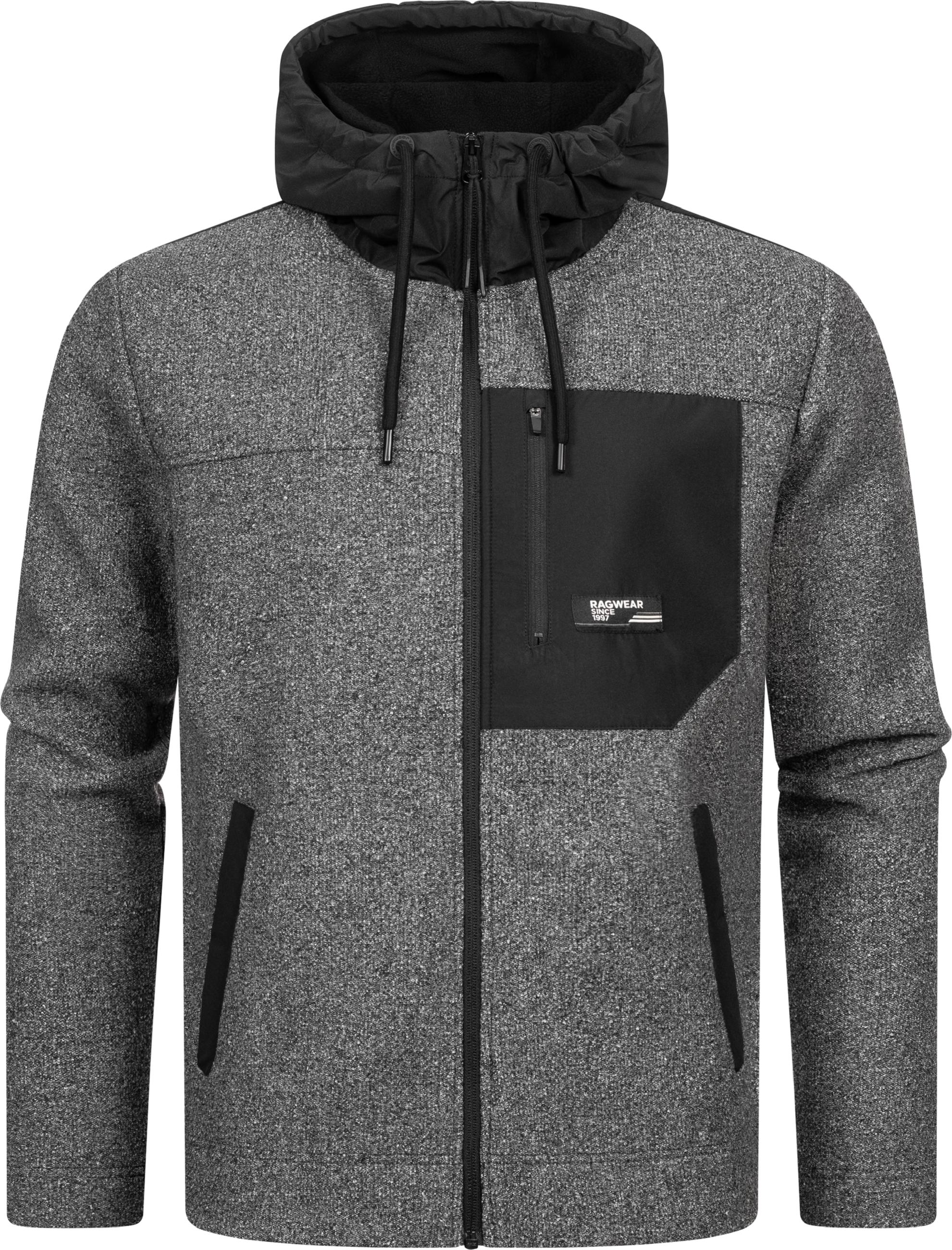 Weiche Fleecejacke mit Brusttasche "Brodney" Dark Grey