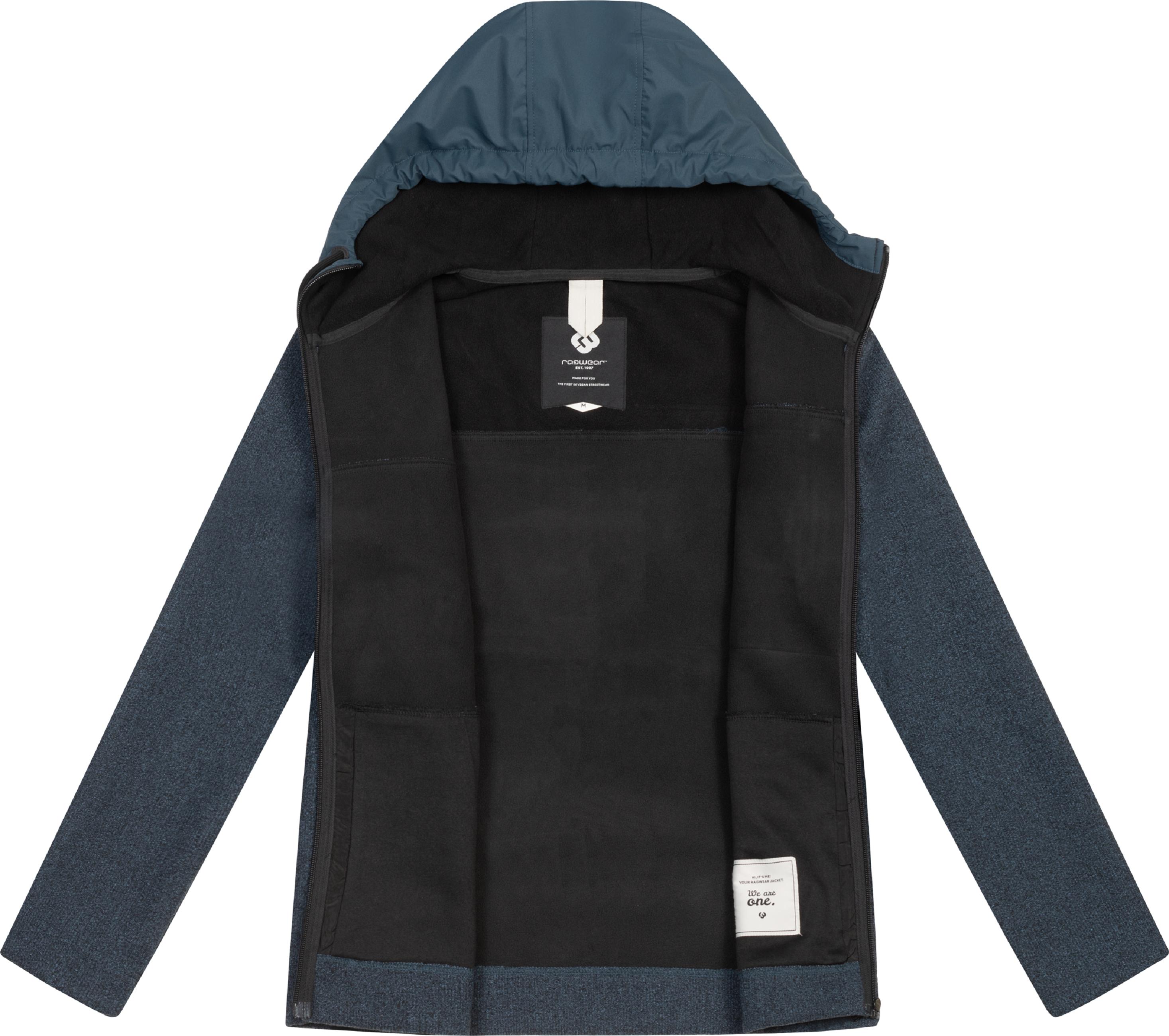 Weiche Fleecejacke mit Brusttasche "Brodney" Night Blue