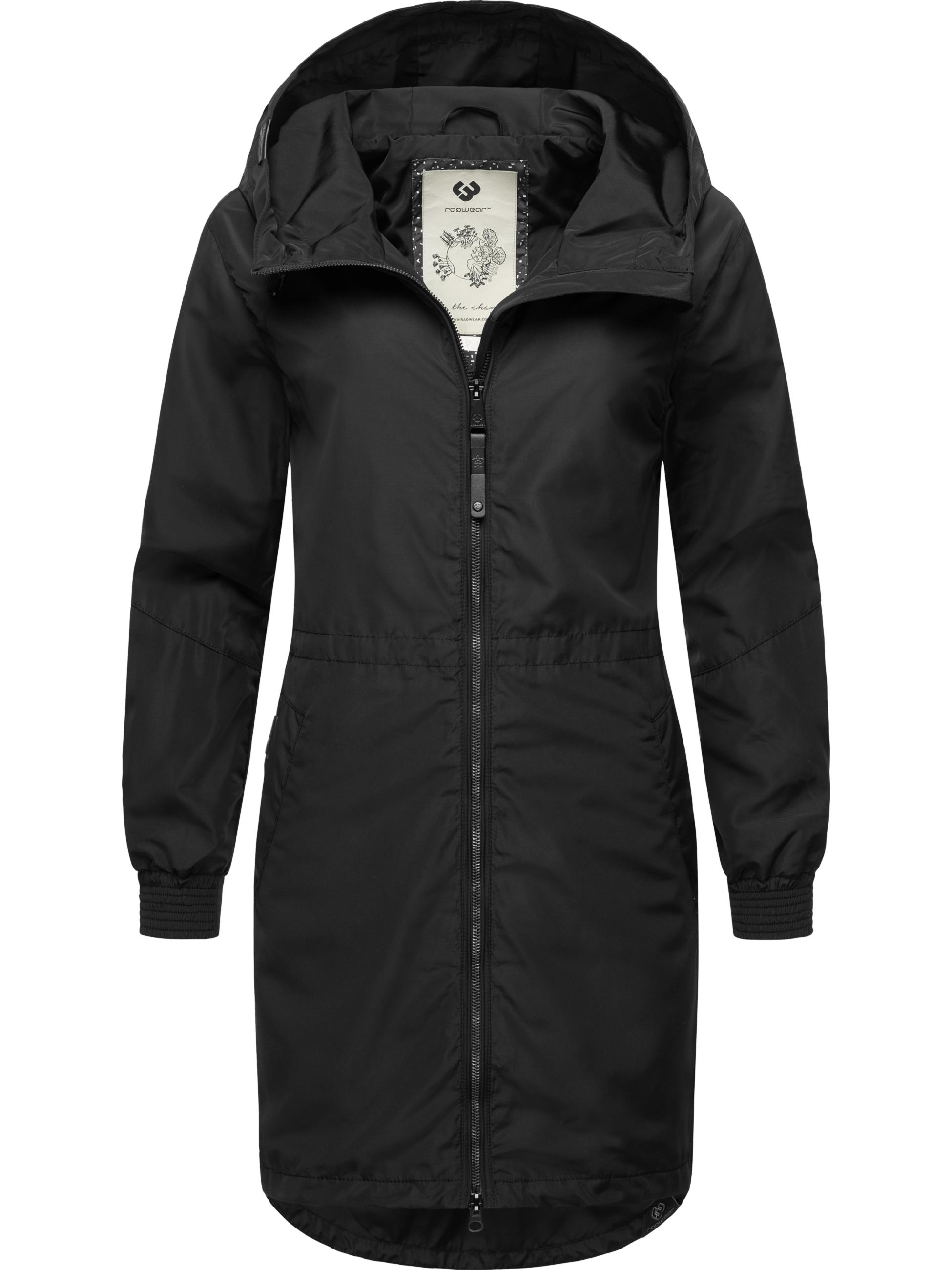 Übergangsjacke Outdoorjacke mit Kapuze Bronja Black