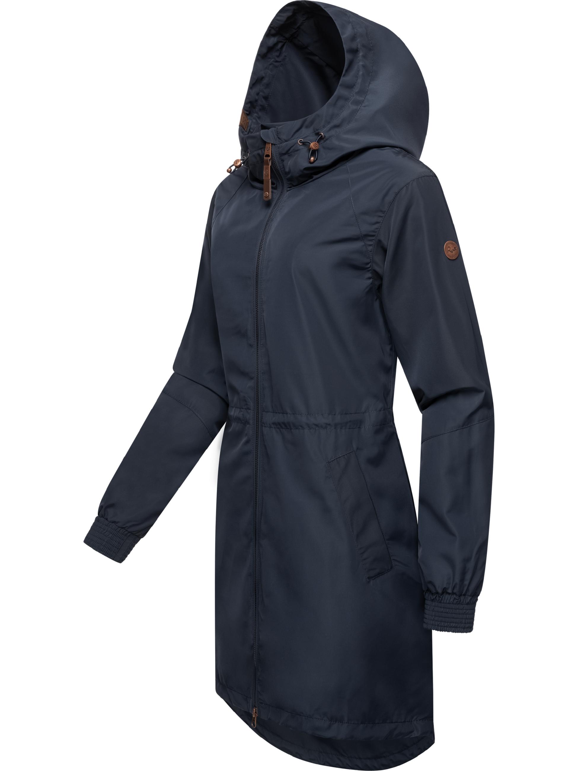 Übergangsjacke Outdoorjacke mit Kapuze "Bronja" Navy