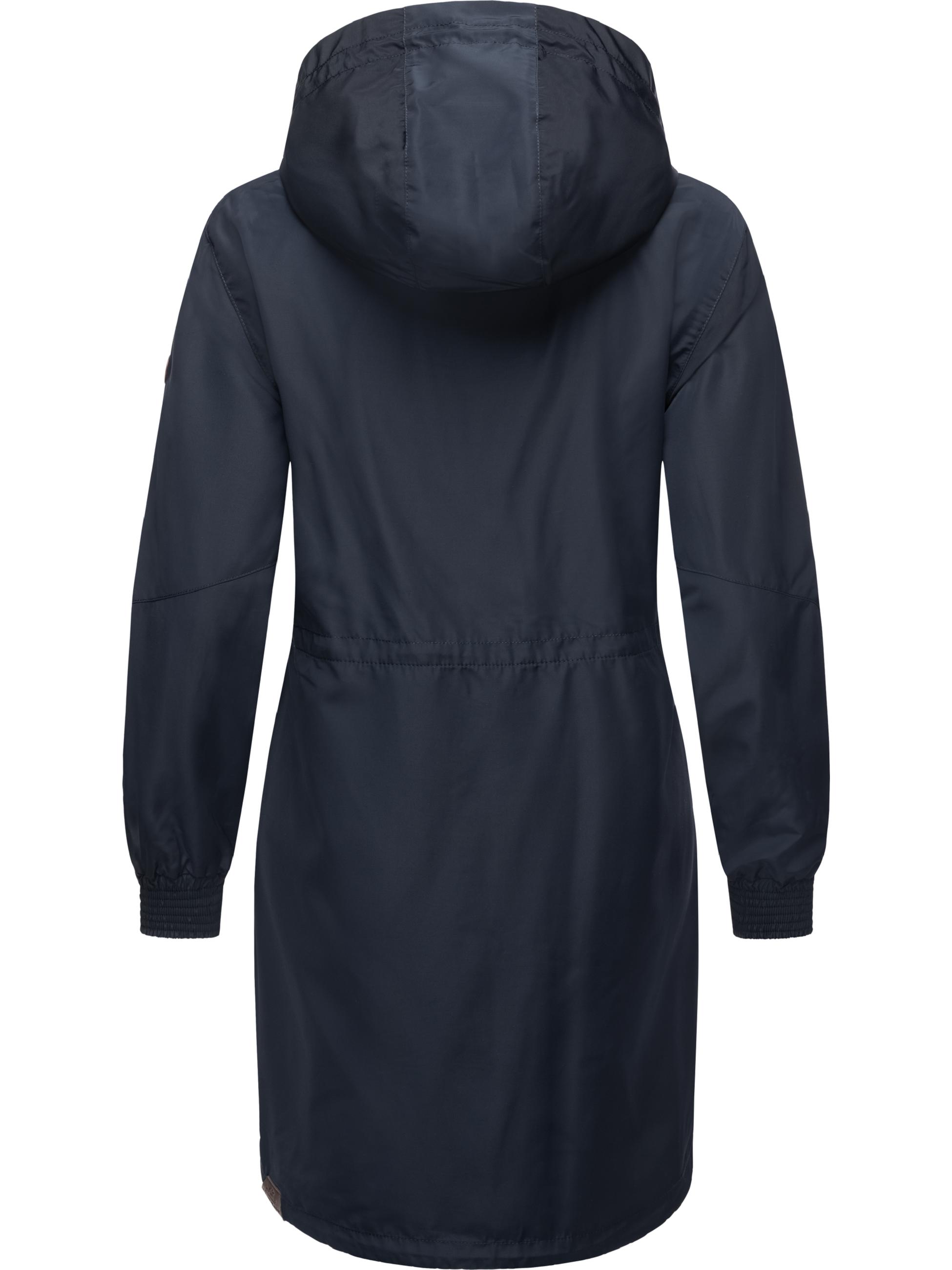 Übergangsjacke Outdoorjacke mit Kapuze "Bronja" Navy