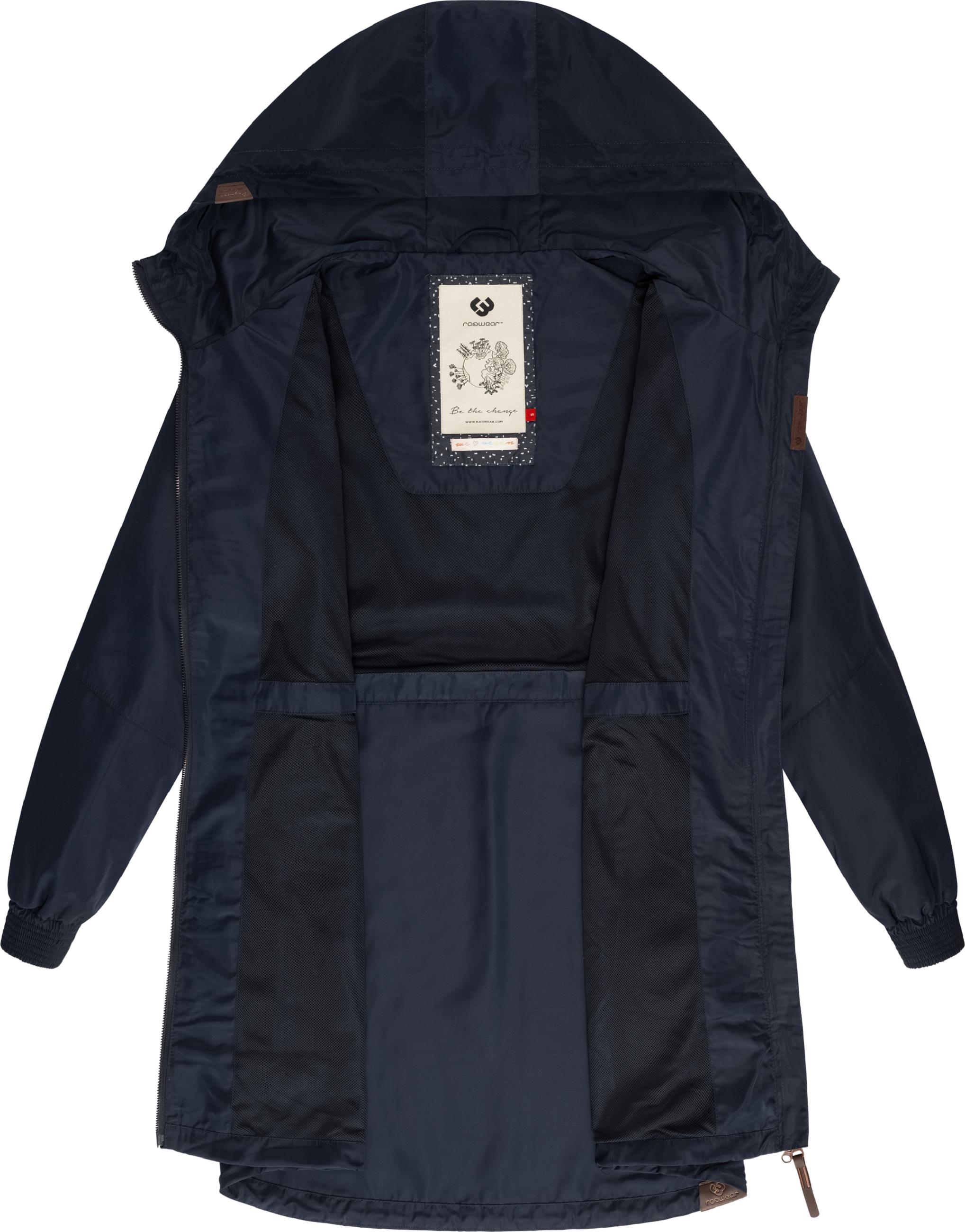 Übergangsjacke Outdoorjacke mit Kapuze "Bronja" Navy