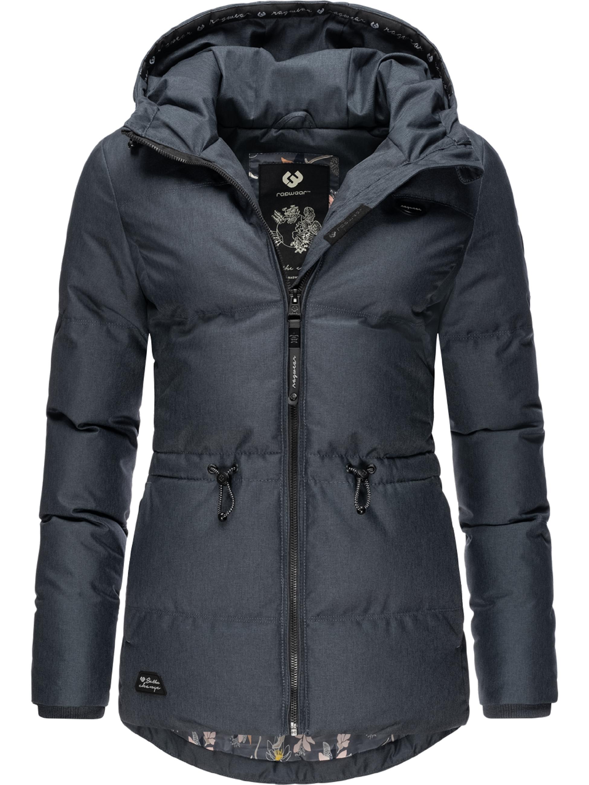 Winter Kurzmantel mit Kapuze "Calena Intl." Dark Grey
