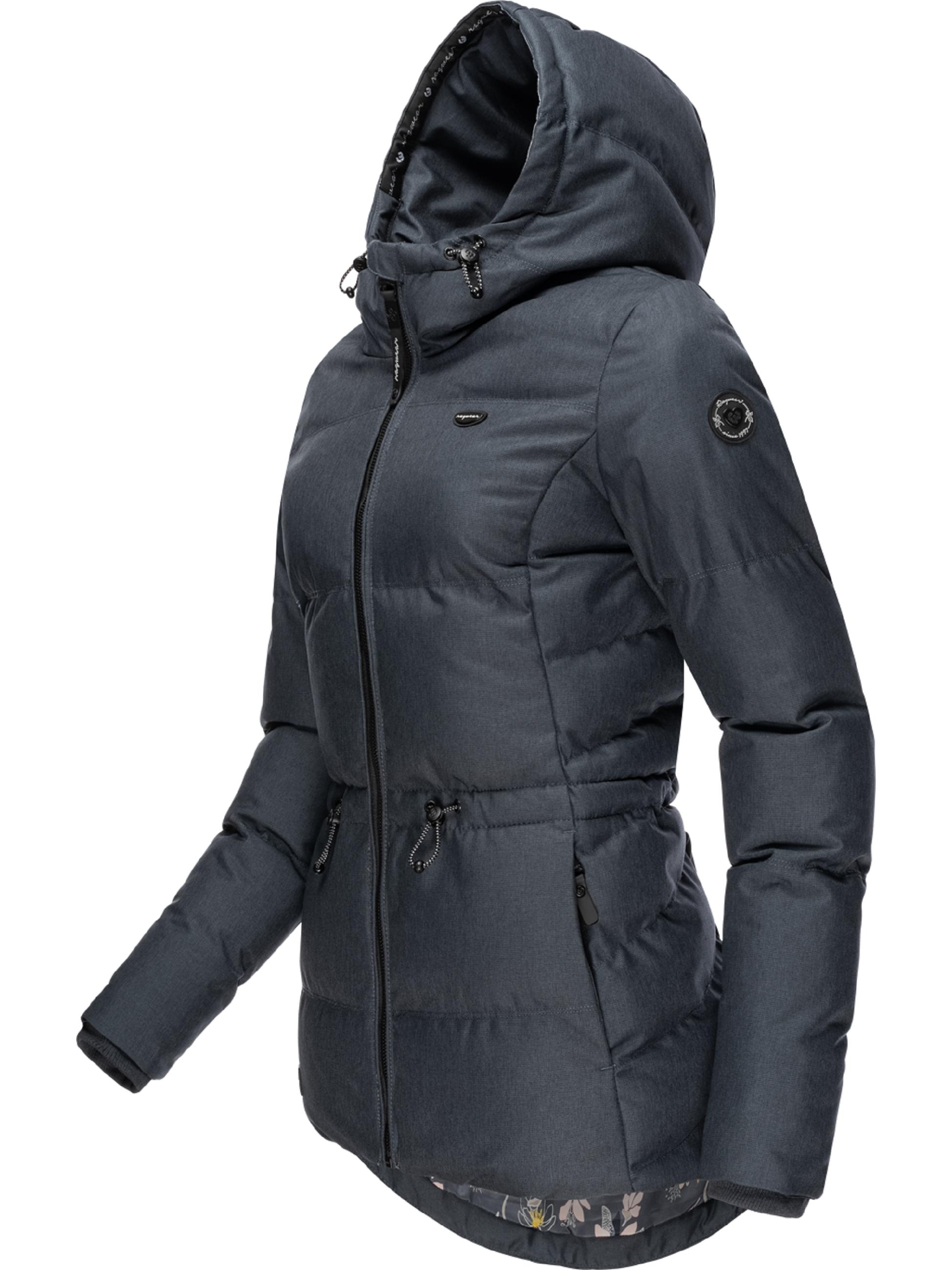 Winter Kurzmantel mit Kapuze "Calena Intl." Dark Grey