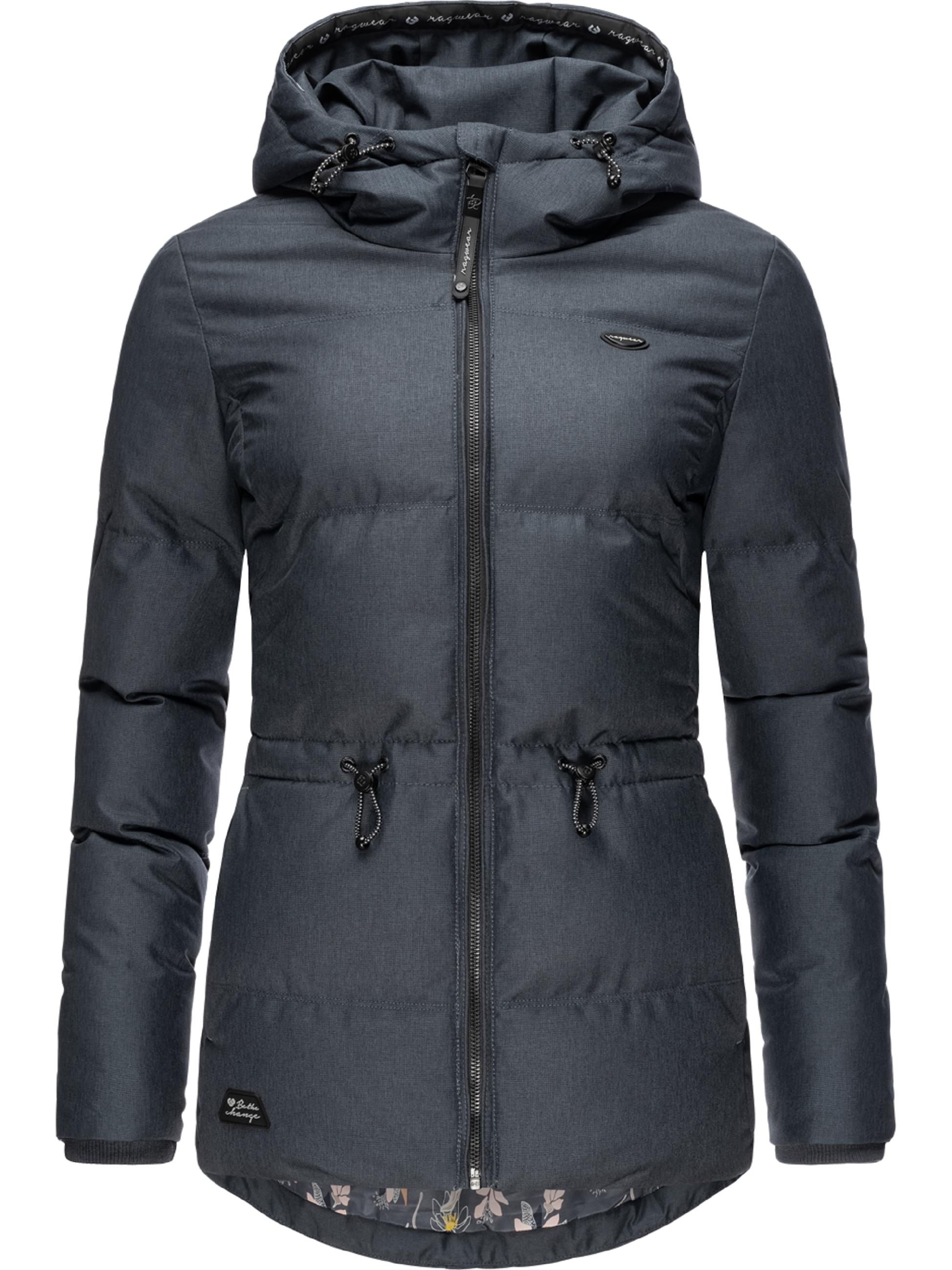 Winter Kurzmantel mit Kapuze "Calena Intl." Dark Grey