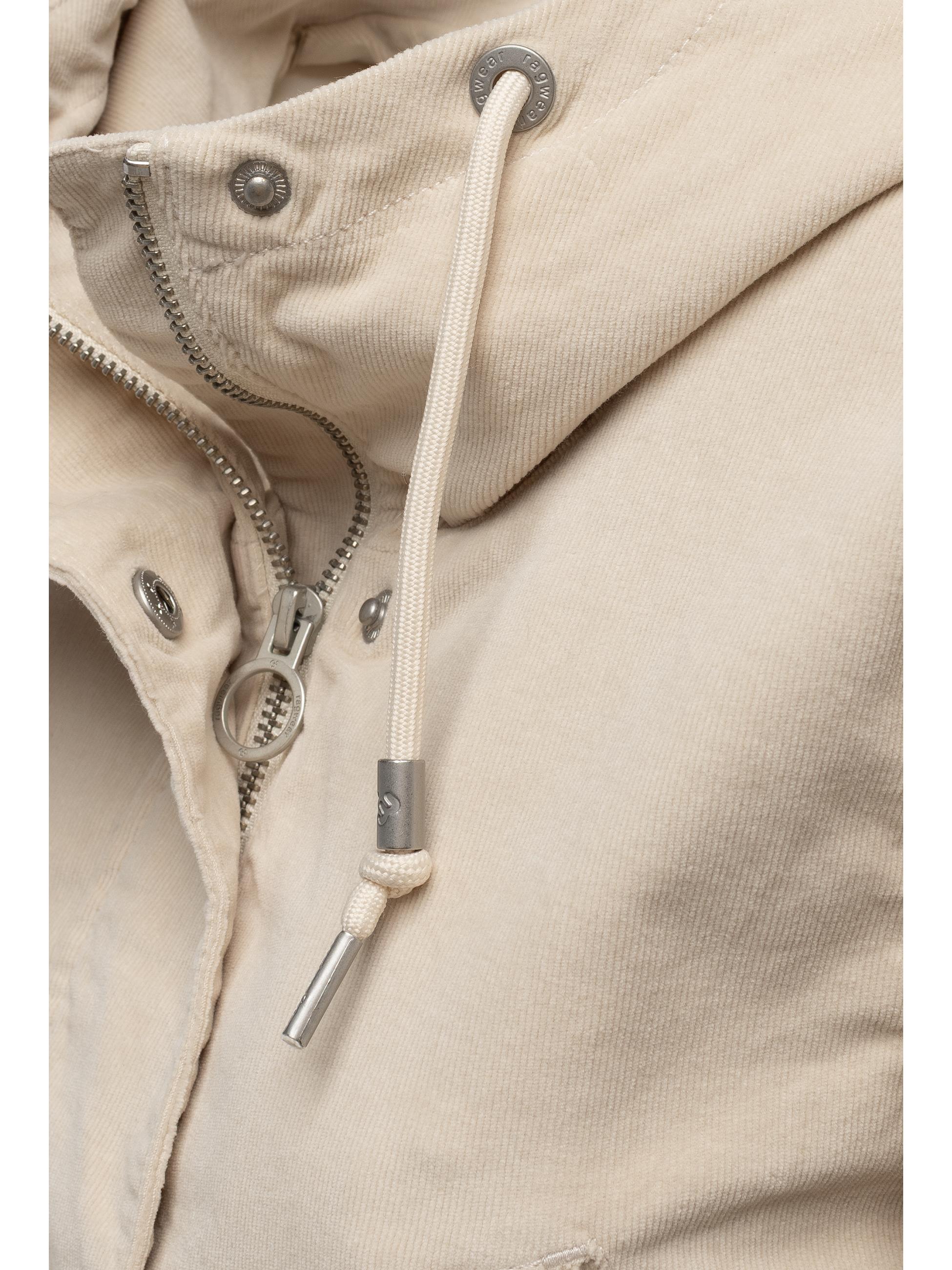 Leichter Kurzmantel mit Taillenzugband "Cannas Cordy YOUMODO" Ecru