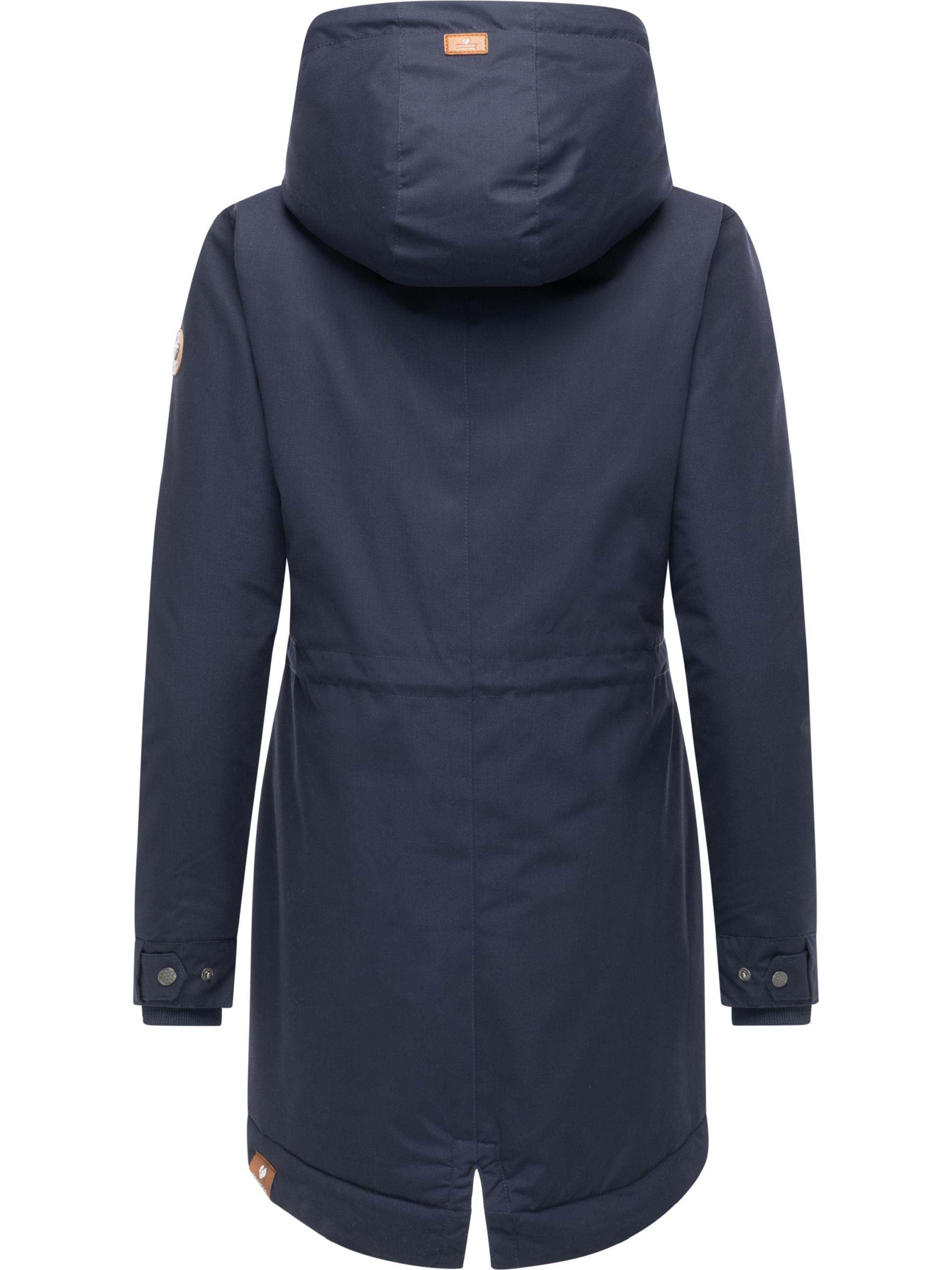 Winter Kurzmantel mit verstellbarer Kapuze "Cannas YOUMODO" Navy