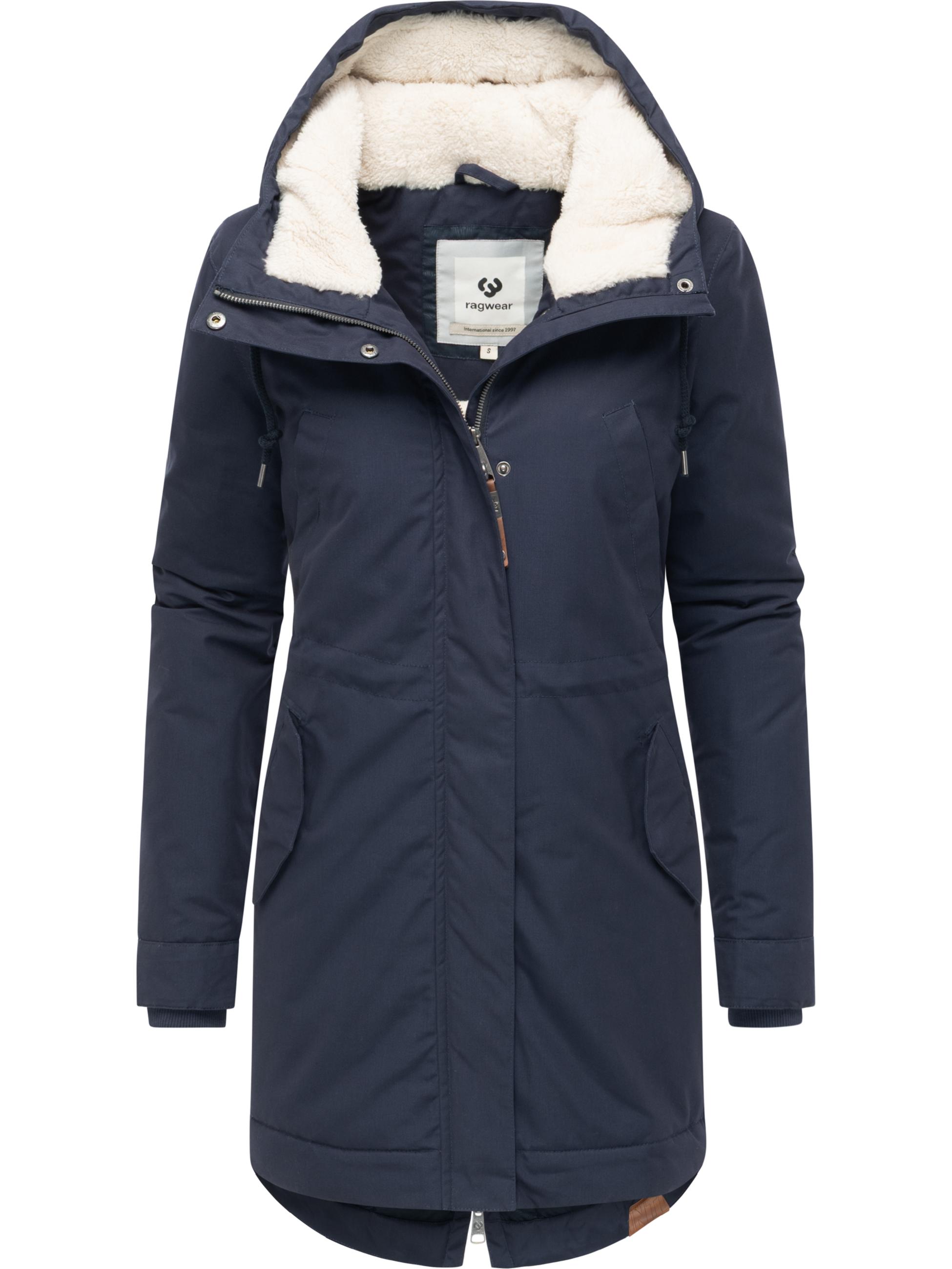Winter Kurzmantel mit verstellbarer Kapuze "Cannas YOUMODO" Navy