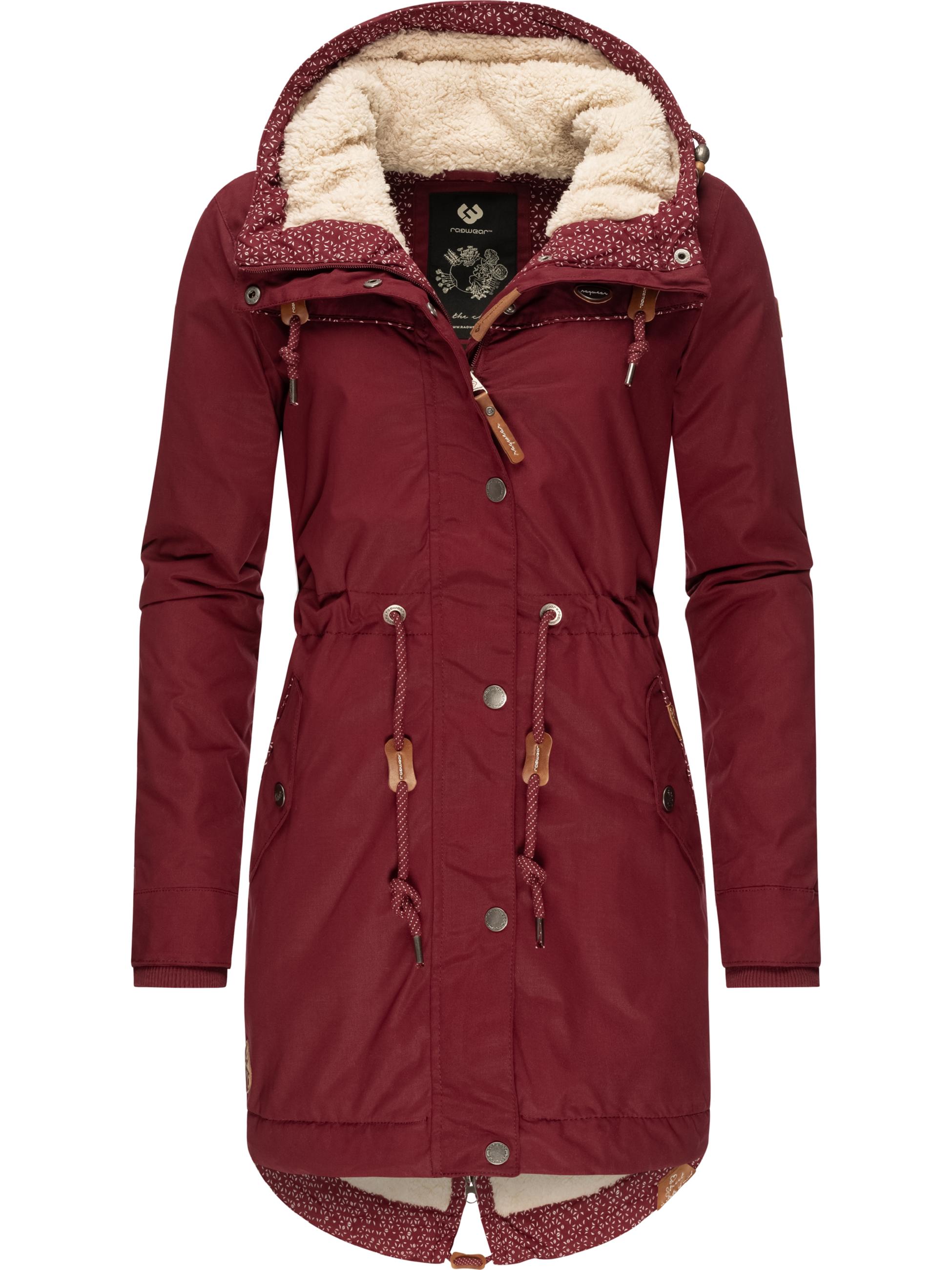 Winterparka mit Kapuze "Canny  II Intl." Wine Red