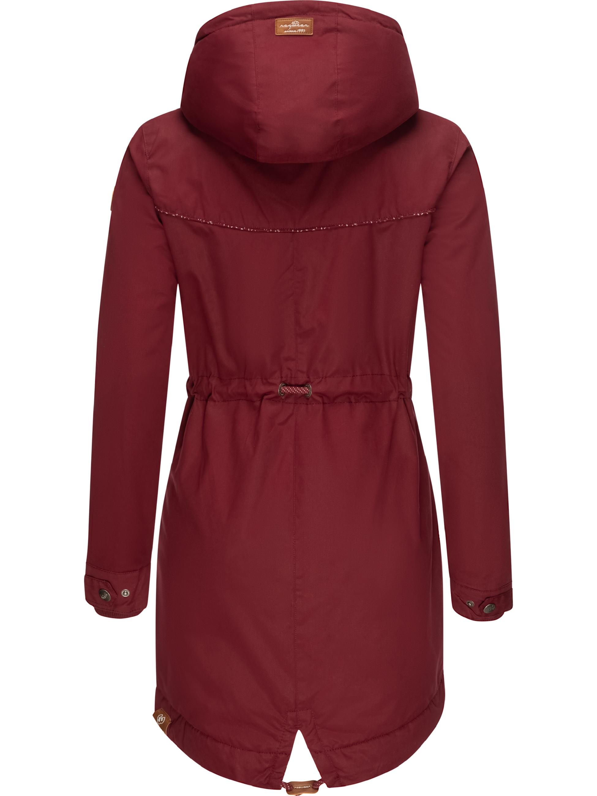 Winterparka mit Kapuze "Canny  II Intl." Wine Red