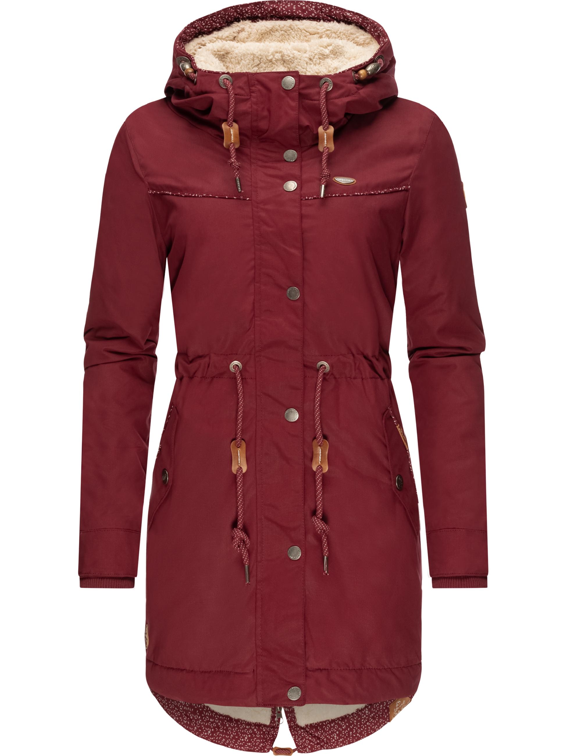 Winterparka mit Kapuze "Canny  II Intl." Wine Red