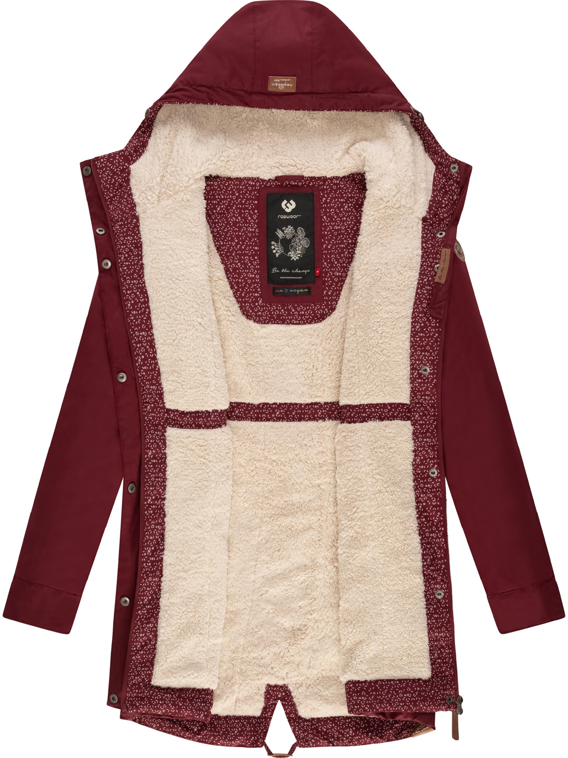 Winterparka mit Kapuze "Canny  II Intl." Wine Red