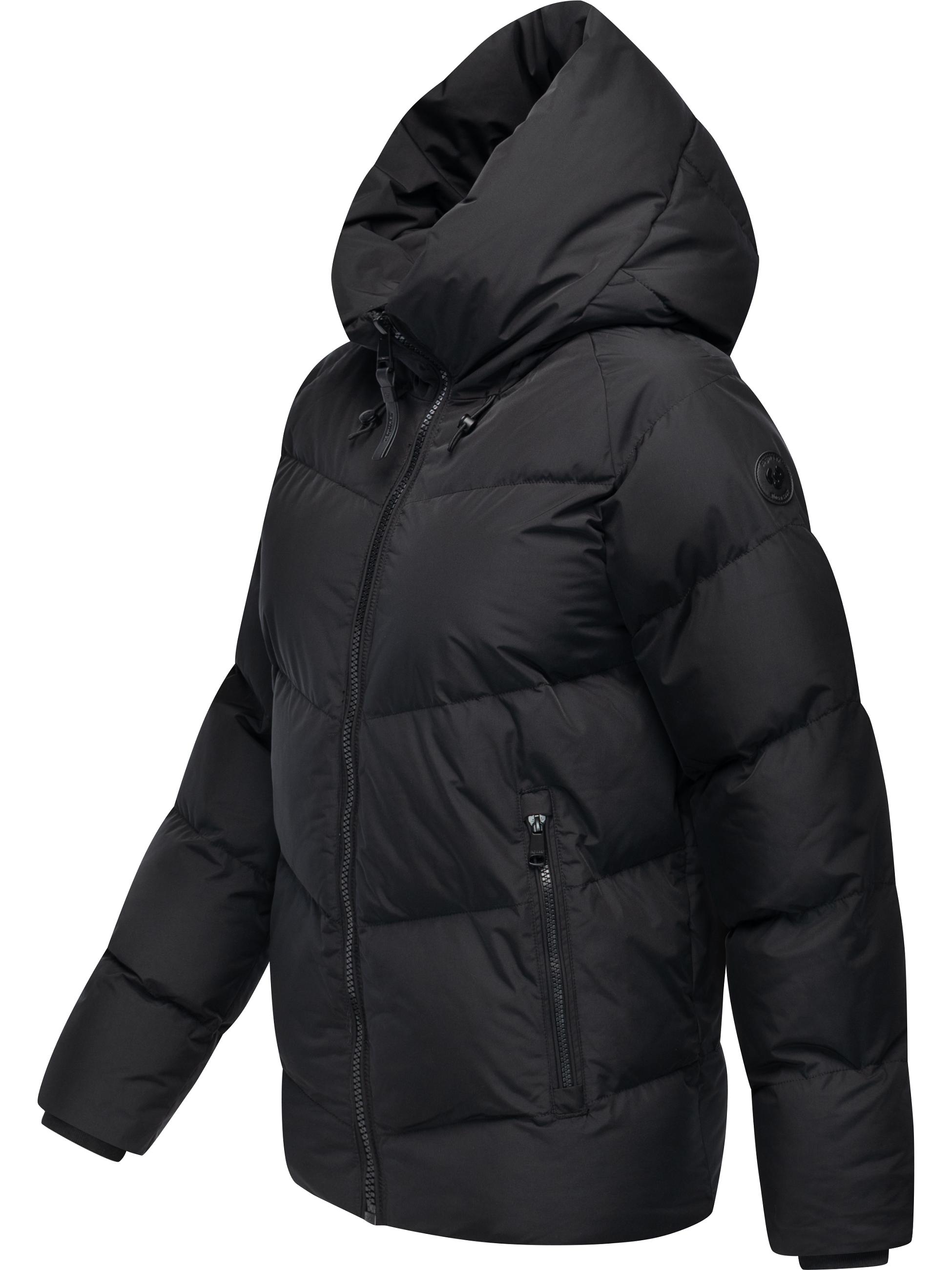 Wasserdichte Steppjacke mit Kapuze "Cessi" Black25