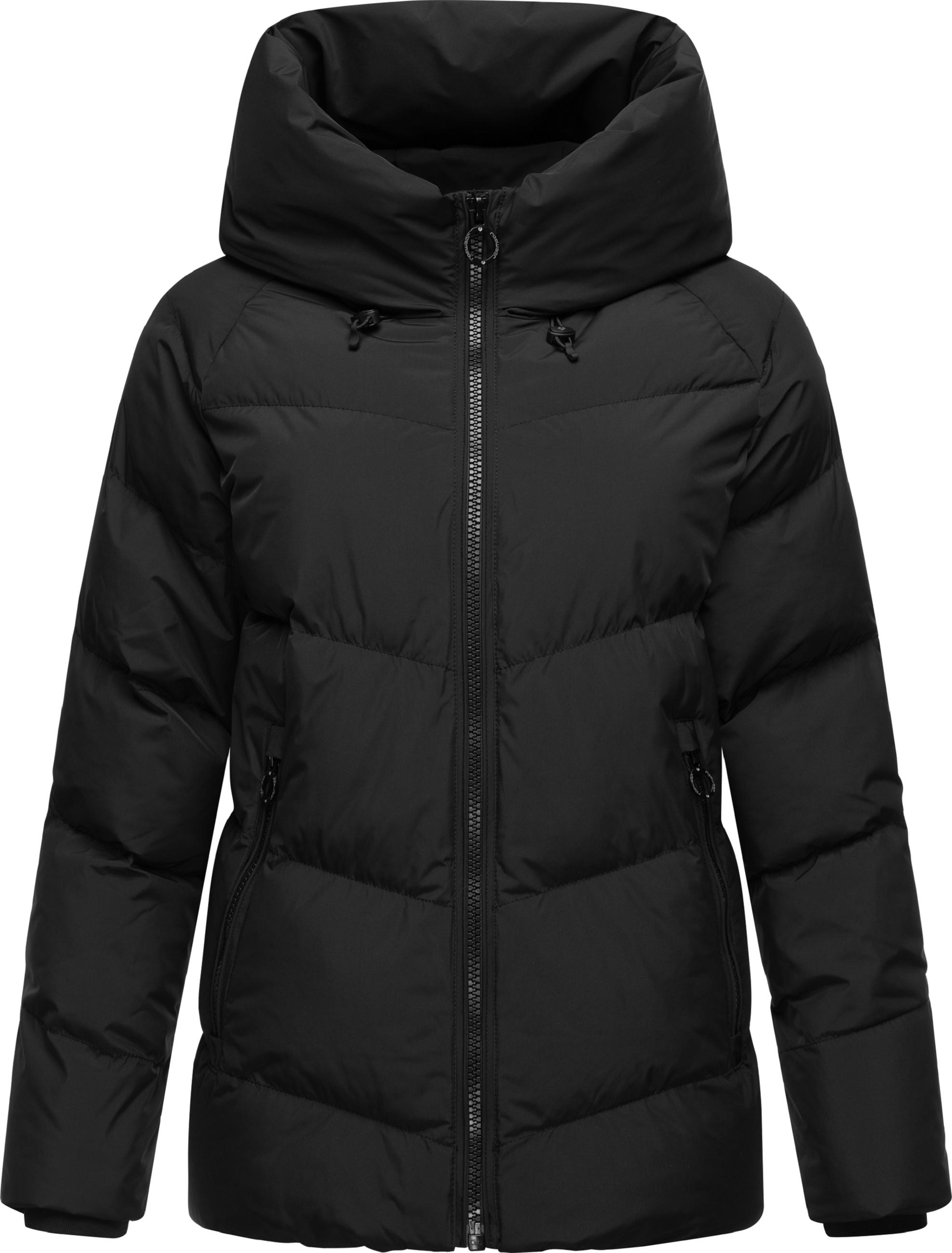 Wasserdichte Steppjacke mit Kapuze "Cessi" Black