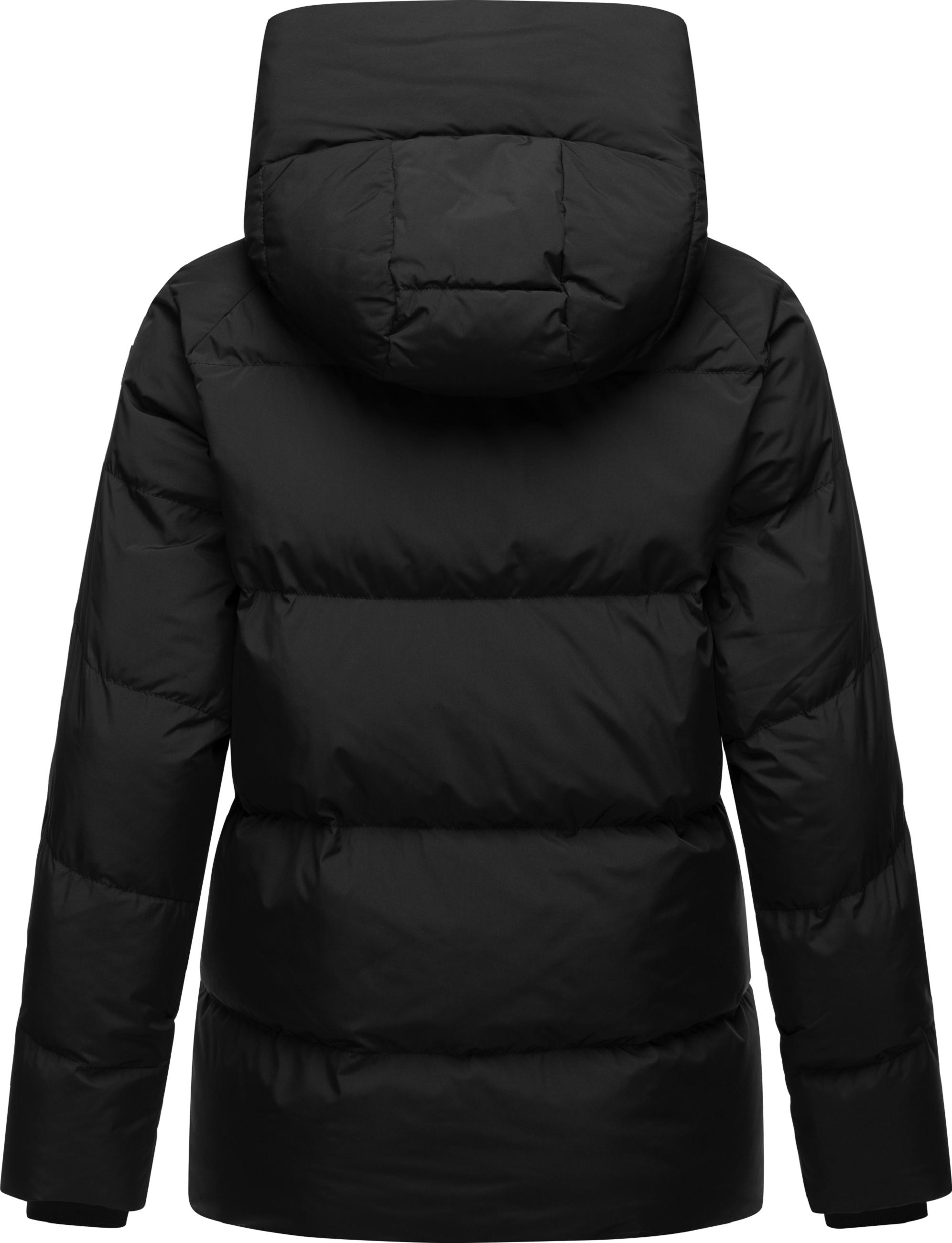 Wasserdichte Steppjacke mit Kapuze "Cessi" Black