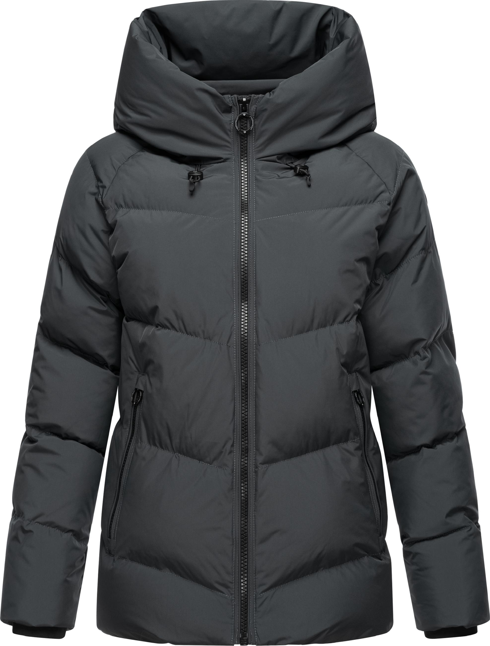 Wasserdichte Steppjacke mit Kapuze "Cessi" Dark Grey