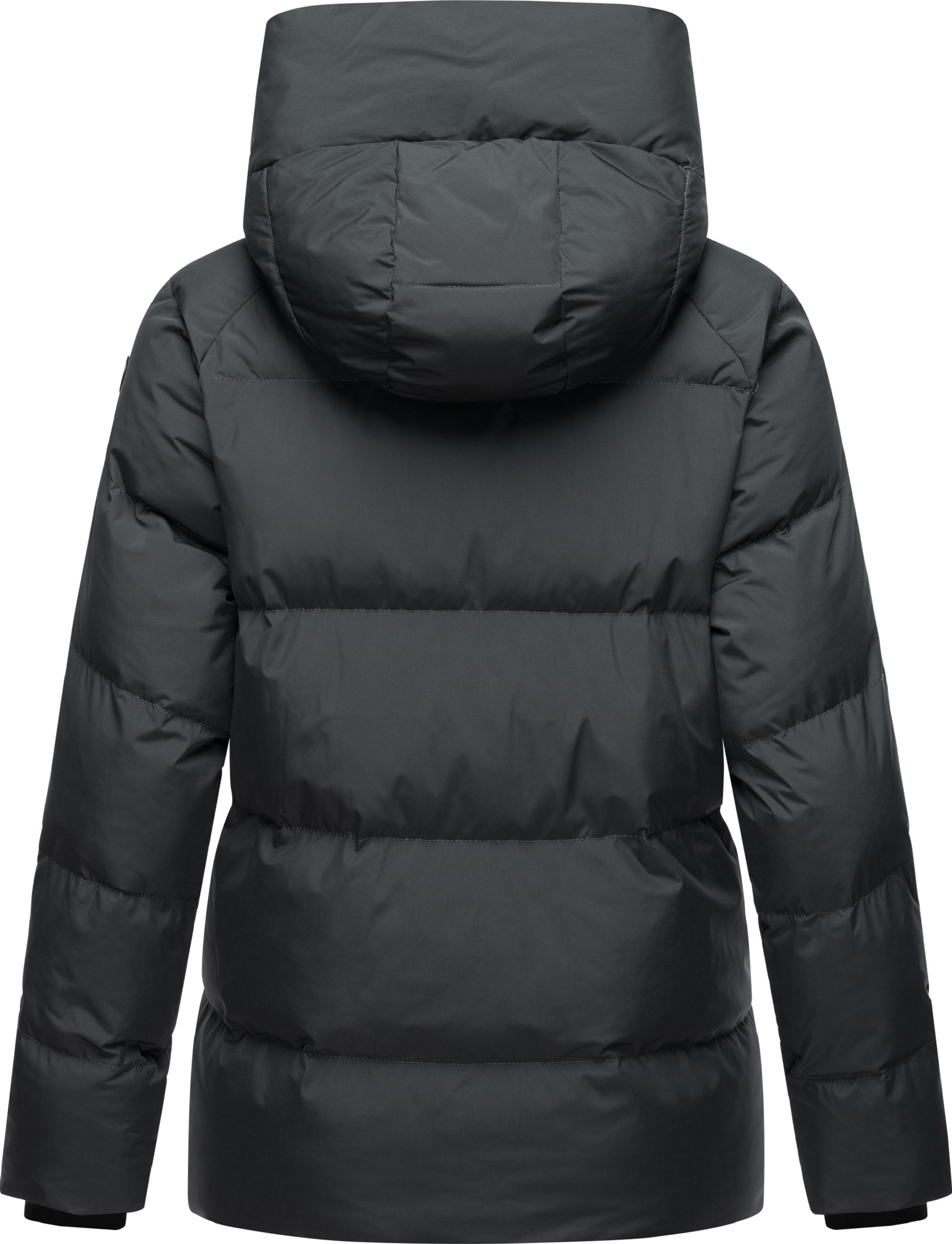 Wasserdichte Steppjacke mit Kapuze "Cessi" Dark Grey