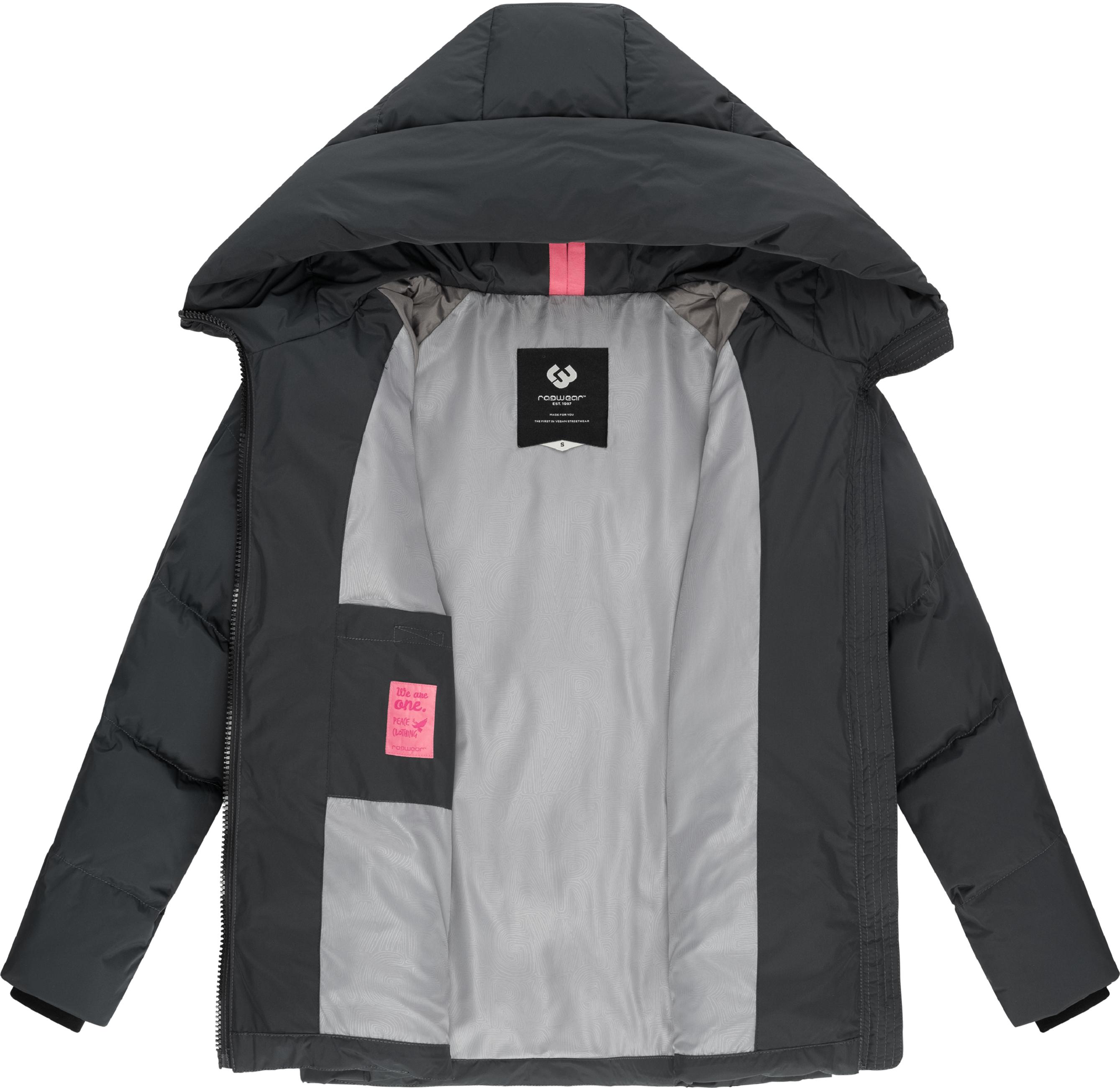 Wasserdichte Steppjacke mit Kapuze "Cessi" Dark Grey