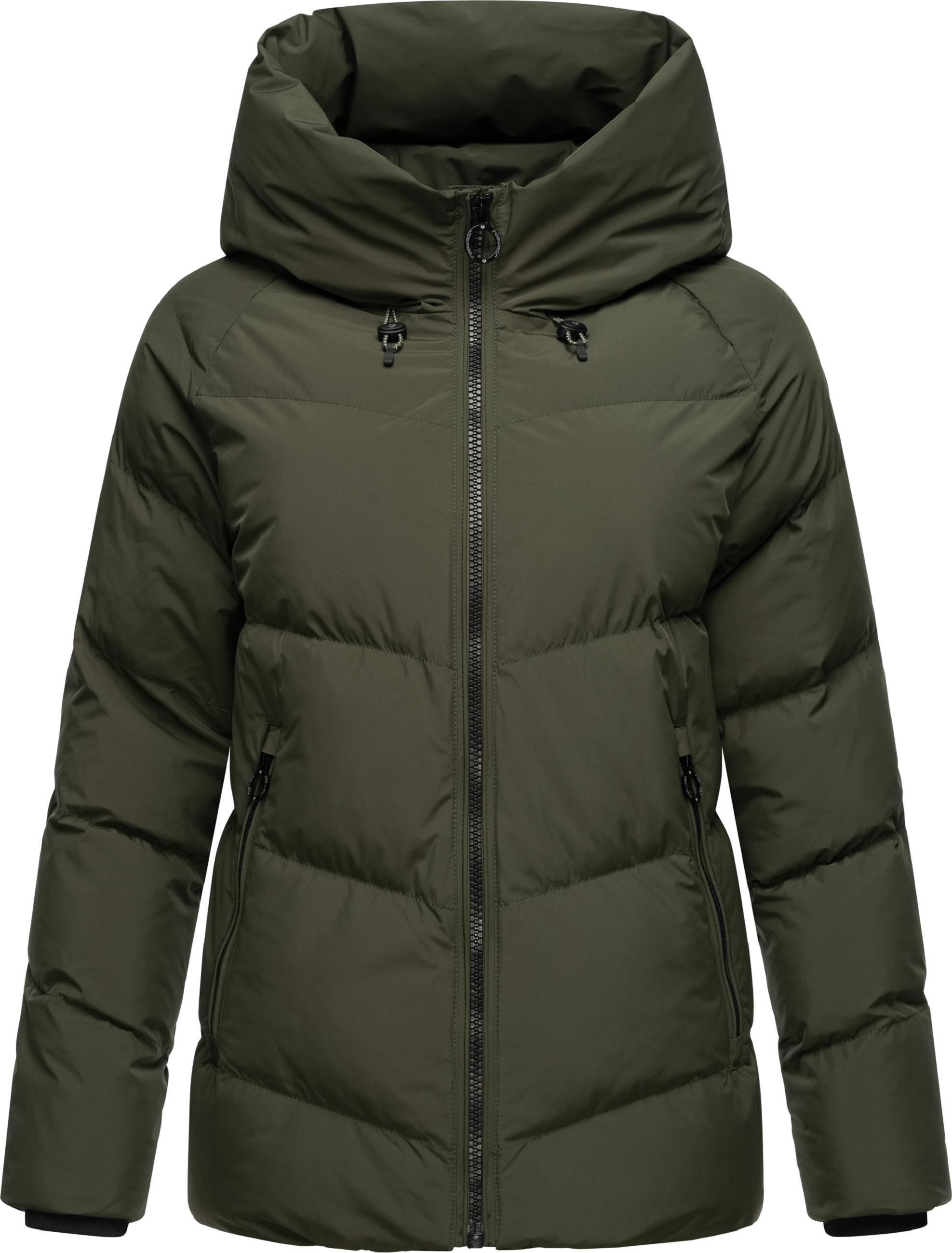 Wasserdichte Steppjacke mit Kapuze "Cessi" Dark Olive