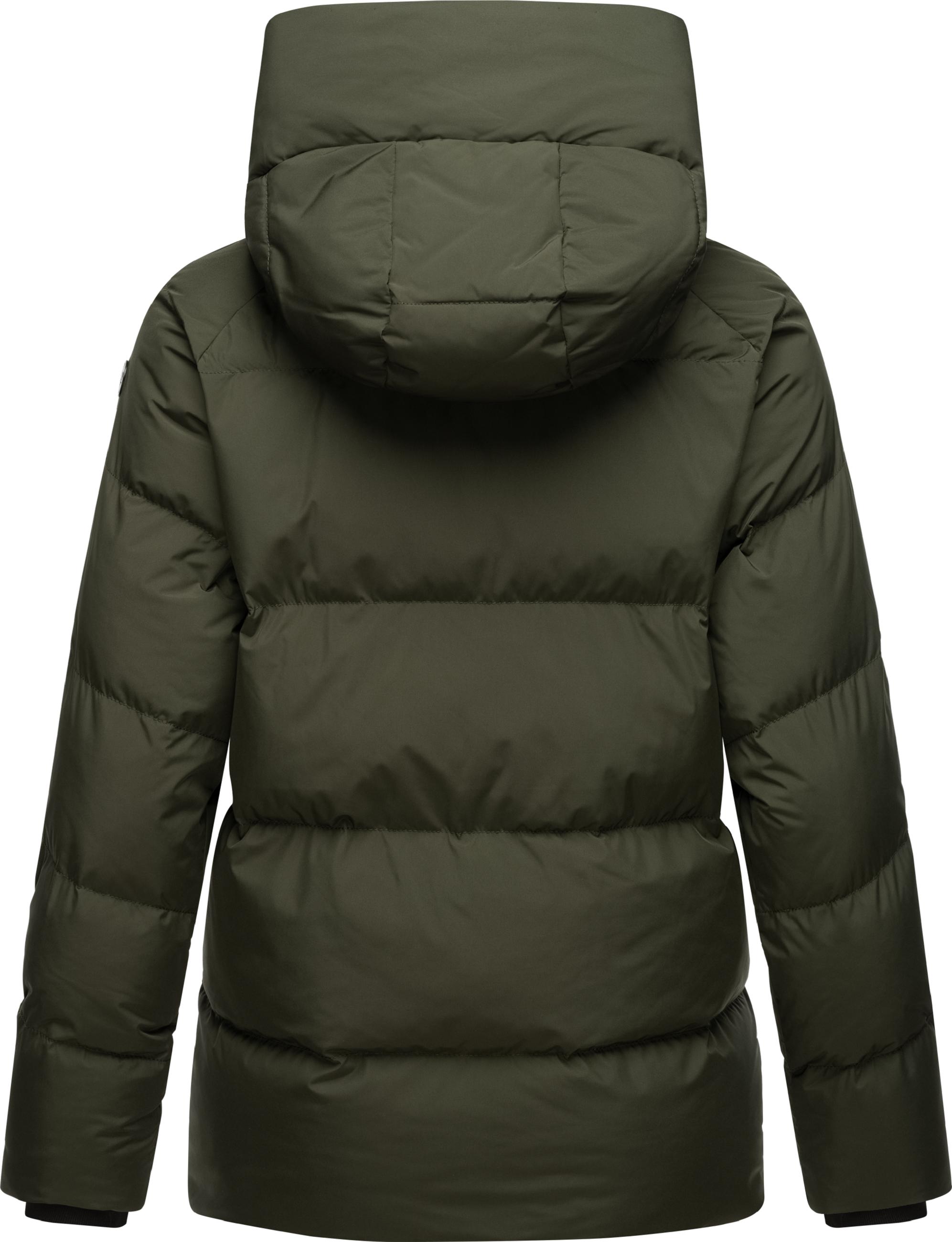 Wasserdichte Steppjacke mit Kapuze "Cessi" Dark Olive