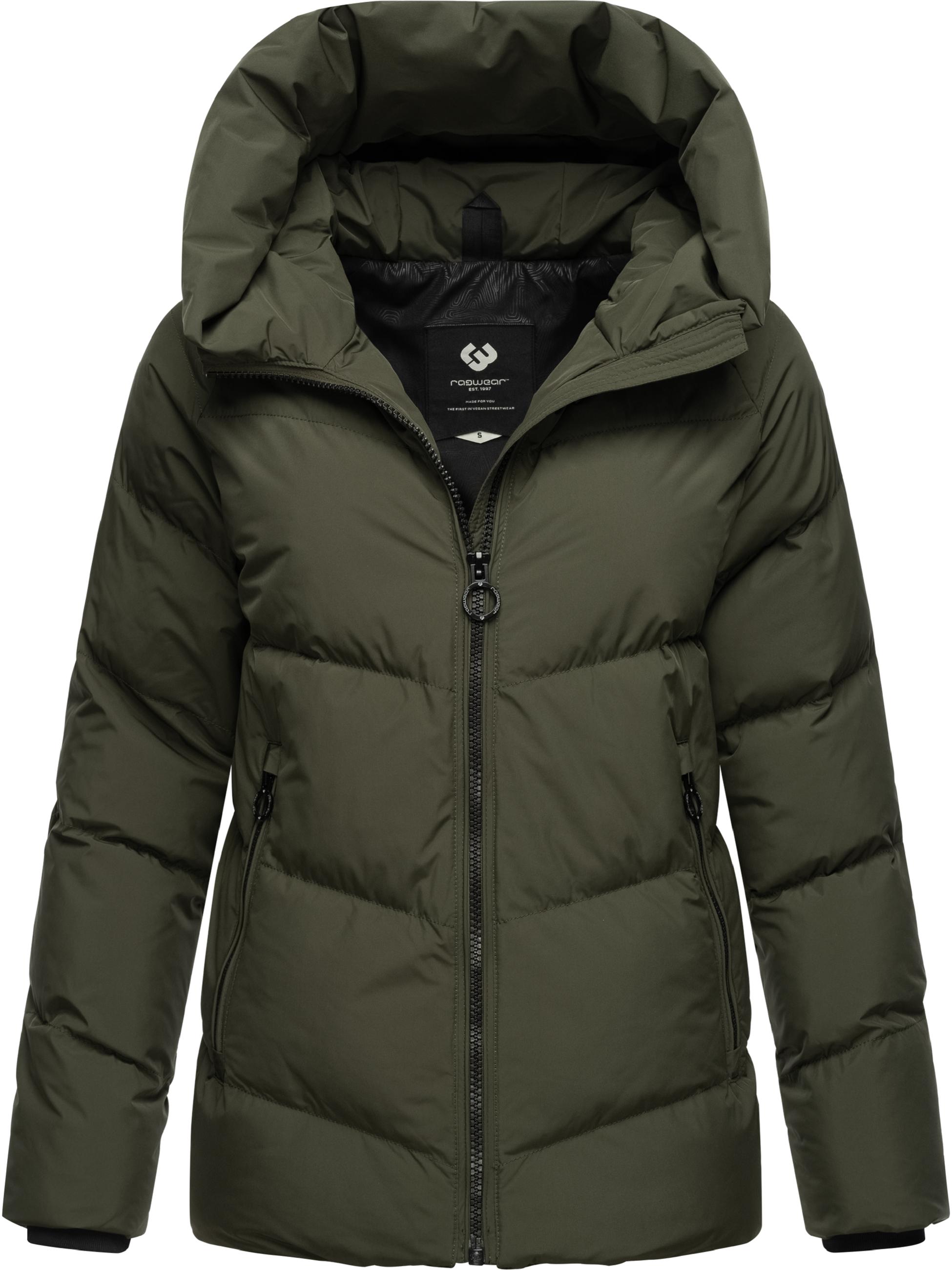 Wasserdichte Steppjacke mit Kapuze "Cessi" Dark Olive