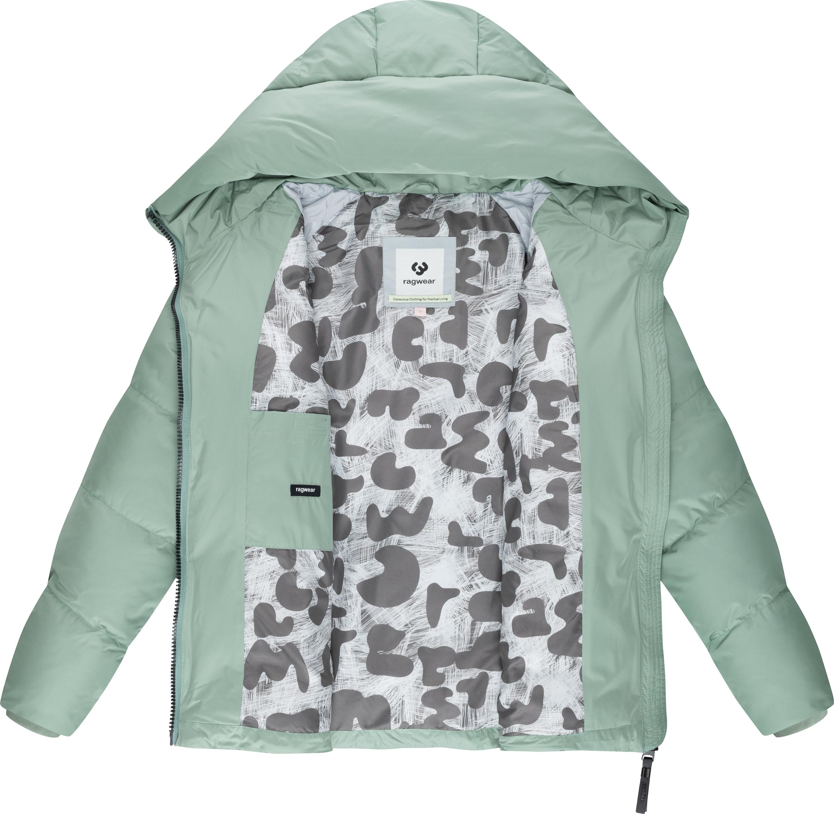 Wasserdichte Steppjacke mit Kapuze "Cessi" Dusty Green25