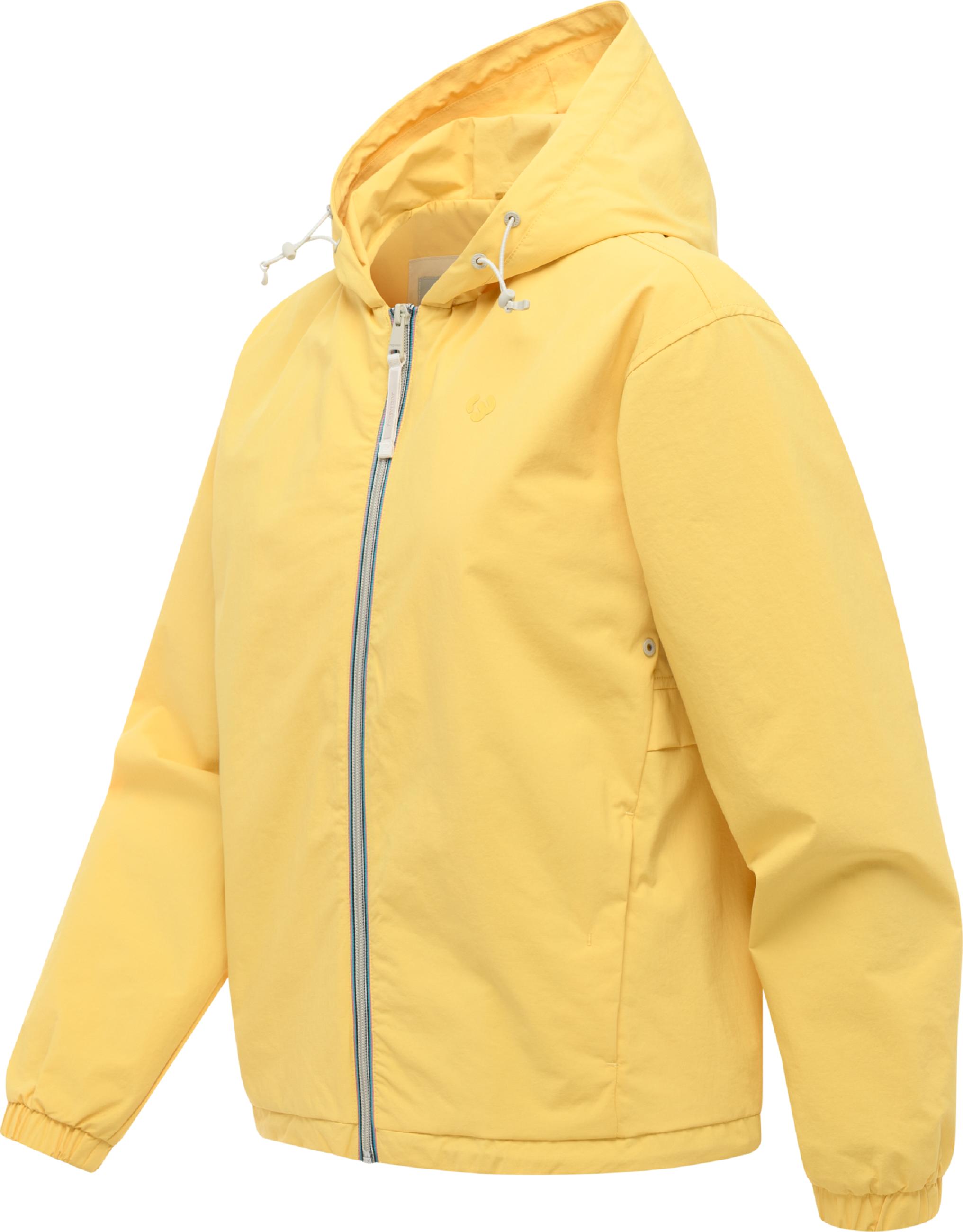 Wasserdichte Übergangsjacke mit verstellbarer Kapuze "Cezzora" Banana