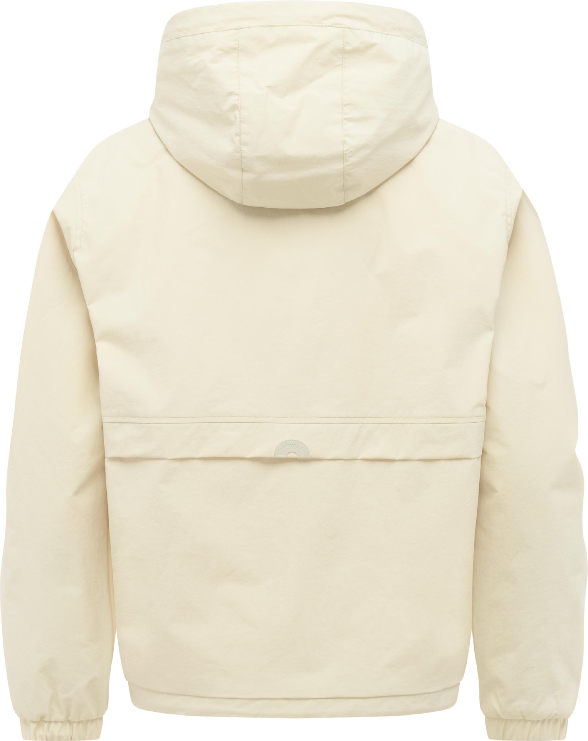 Wasserdichte Übergangsjacke mit verstellbarer Kapuze "Cezzora" Ecru