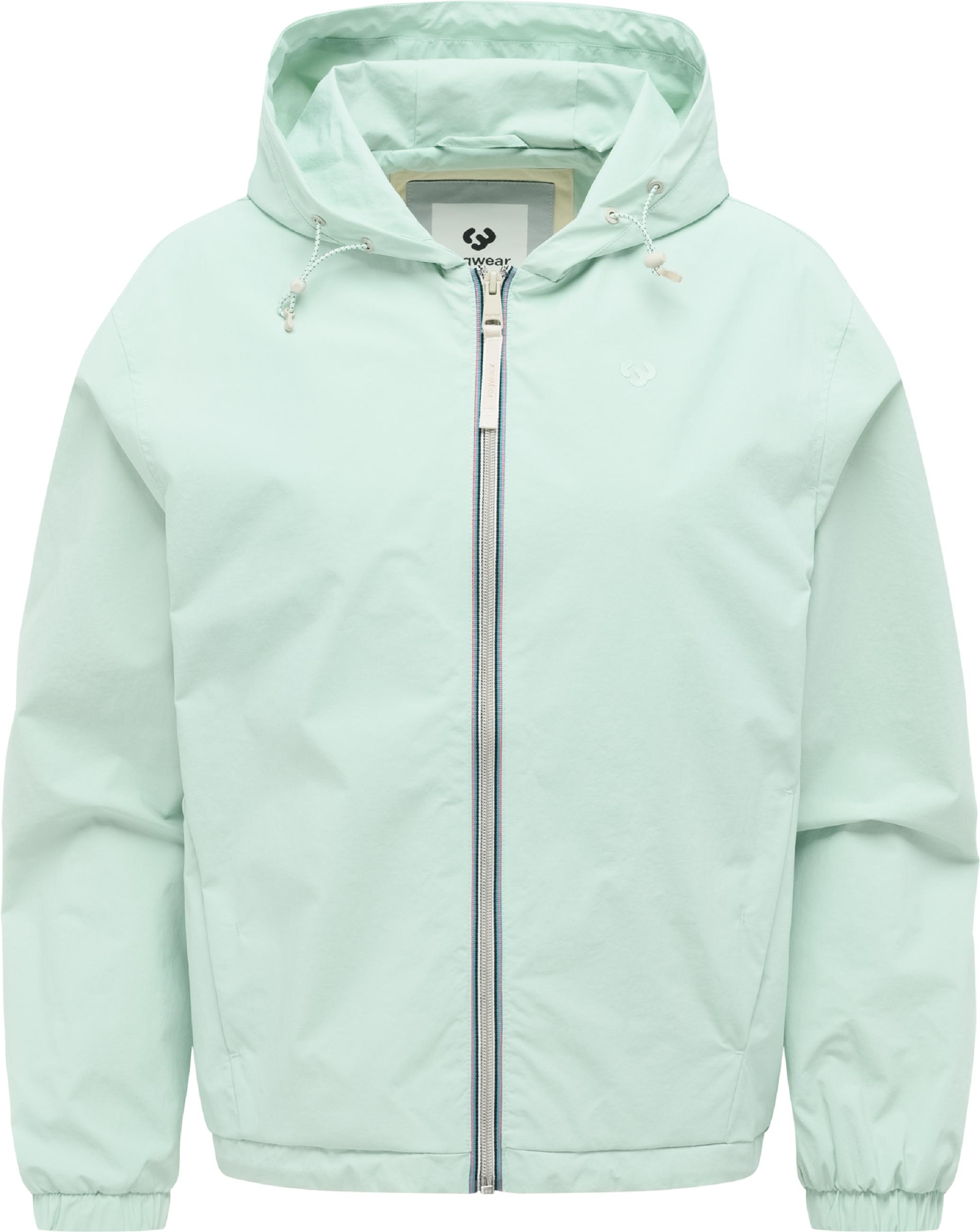 Wasserdichte Übergangsjacke mit verstellbarer Kapuze "Cezzora" Mint