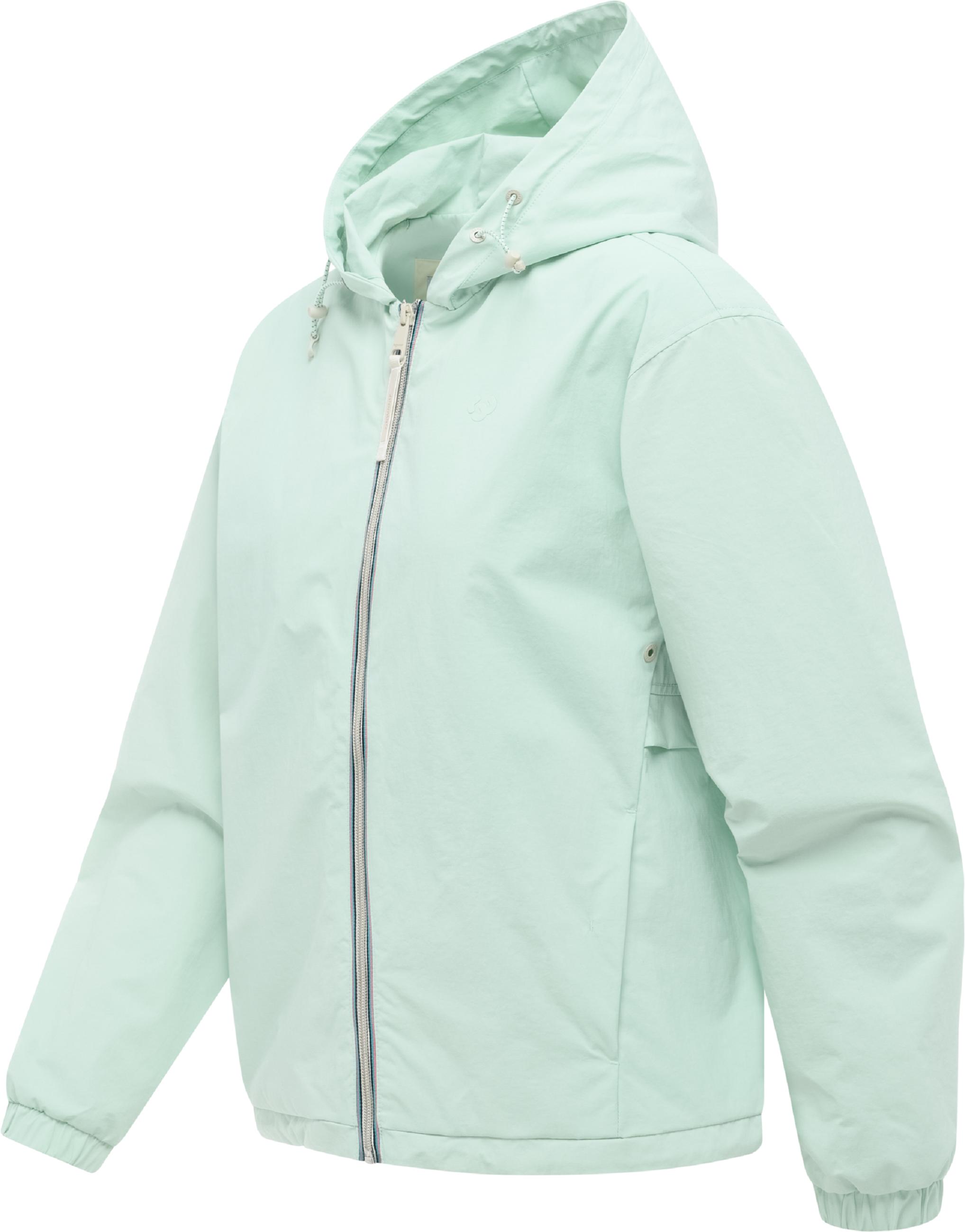 Wasserdichte Übergangsjacke mit verstellbarer Kapuze "Cezzora" Mint