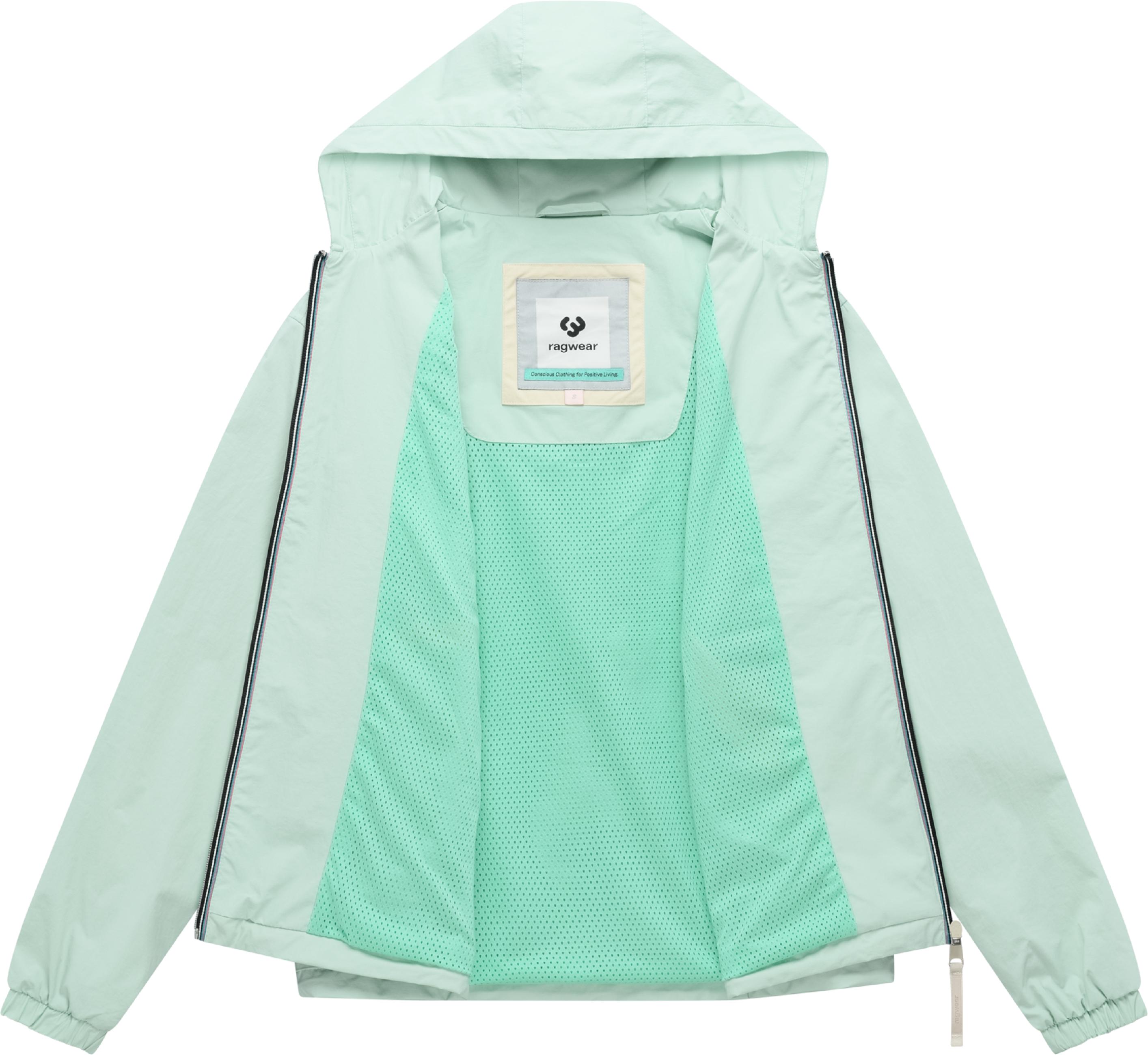 Wasserdichte Übergangsjacke mit verstellbarer Kapuze "Cezzora" Mint