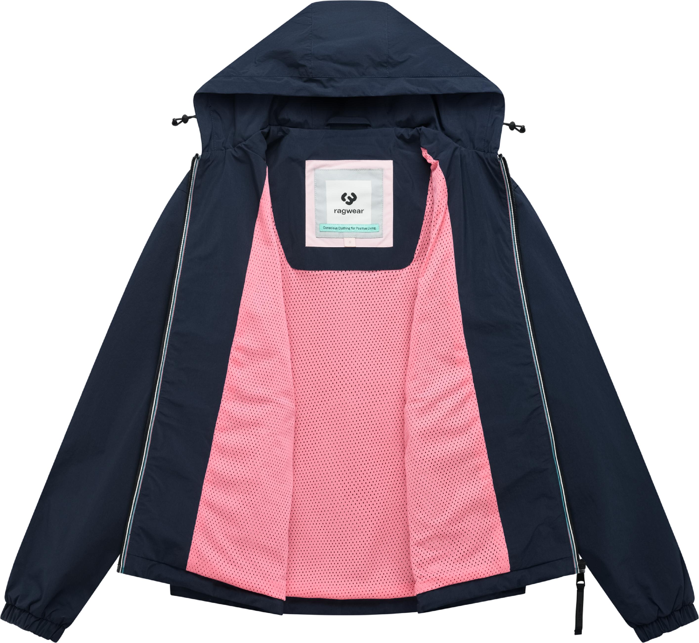 Wasserdichte Übergangsjacke mit verstellbarer Kapuze "Cezzora" Navy