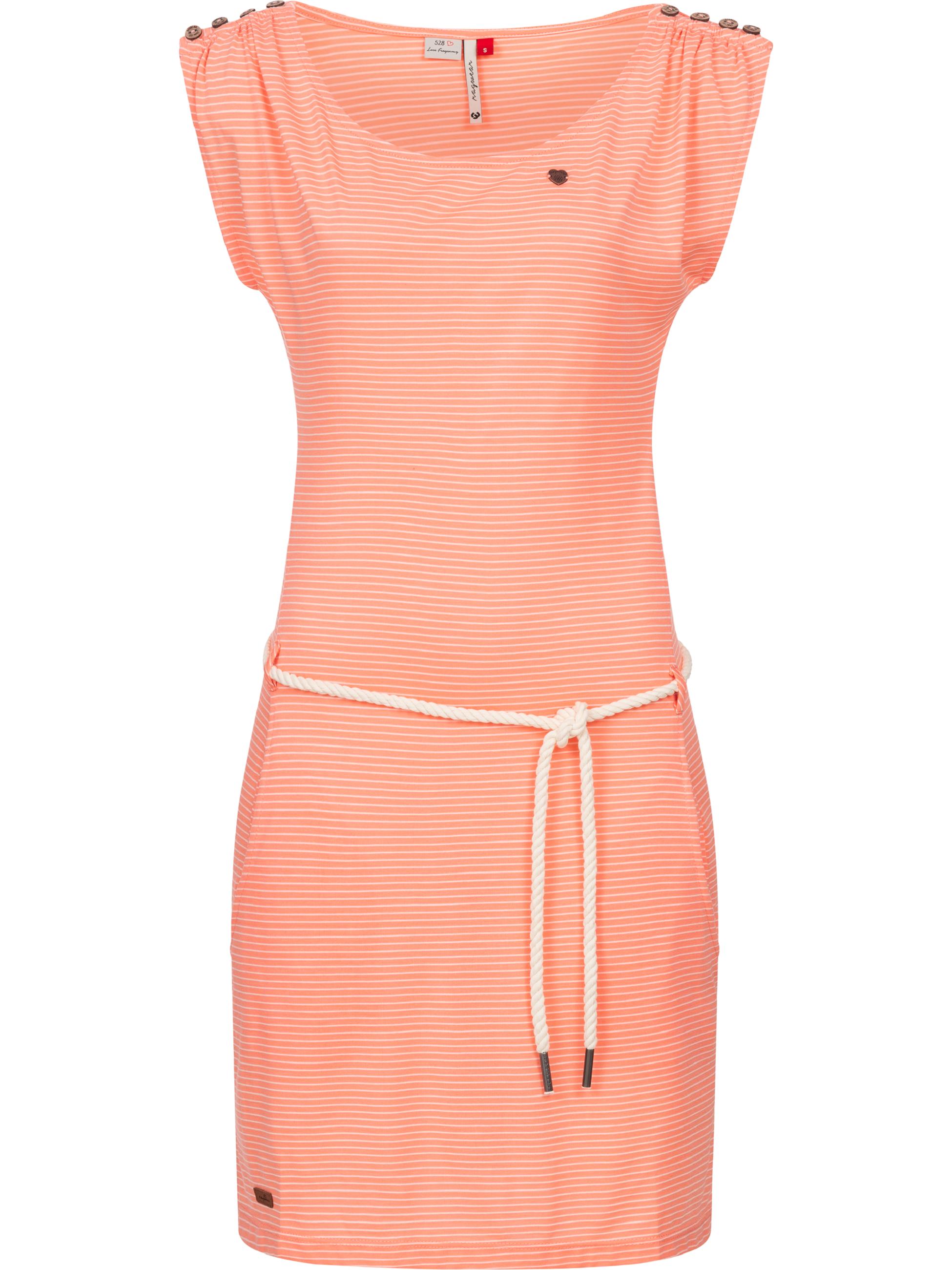 Leichtes Sommerkleid "Chego Stripes Intl." Coral22