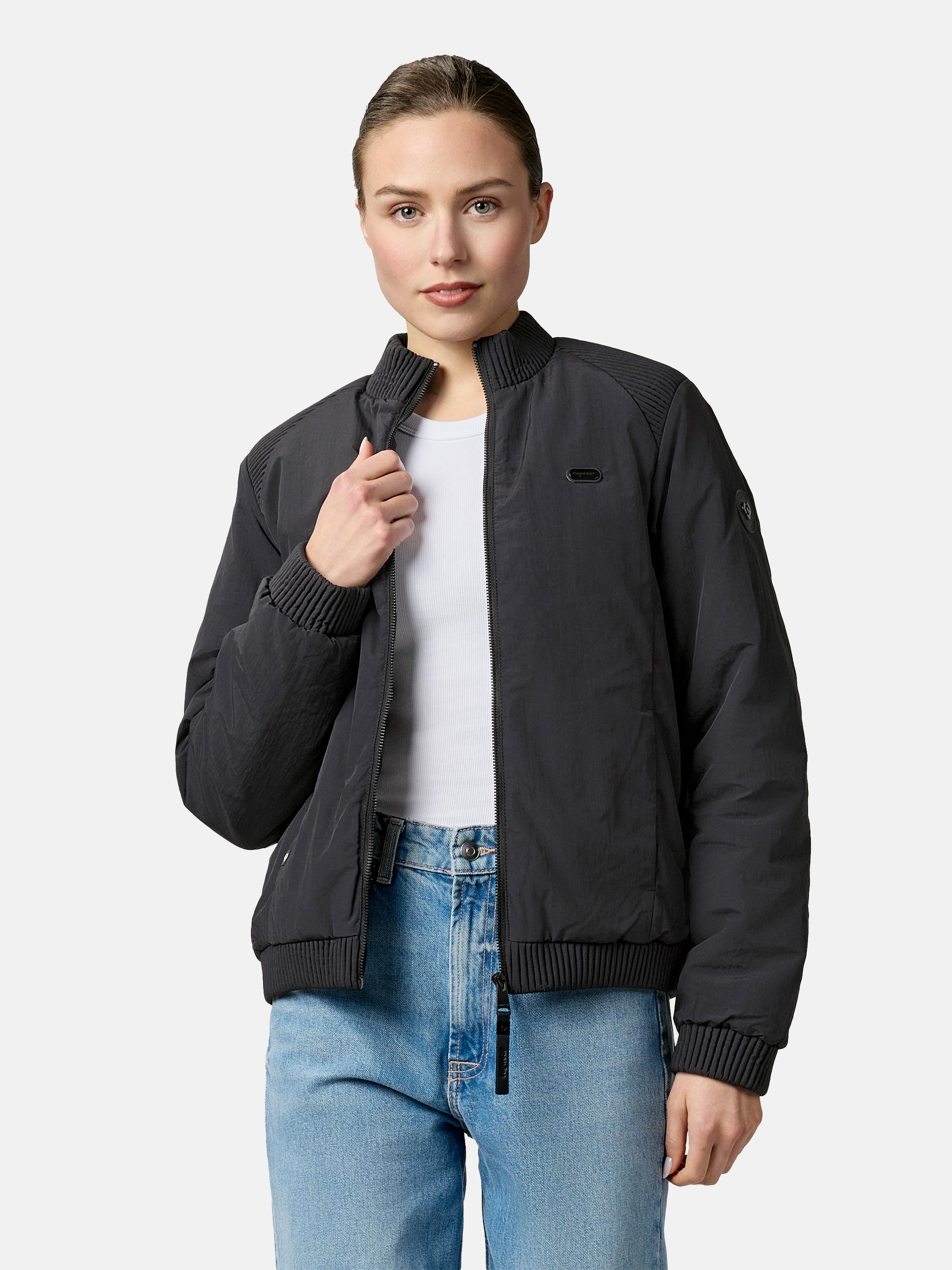Leichte Bomberjacke mit Bündchen "Chenna Warm YOUMODO" Black