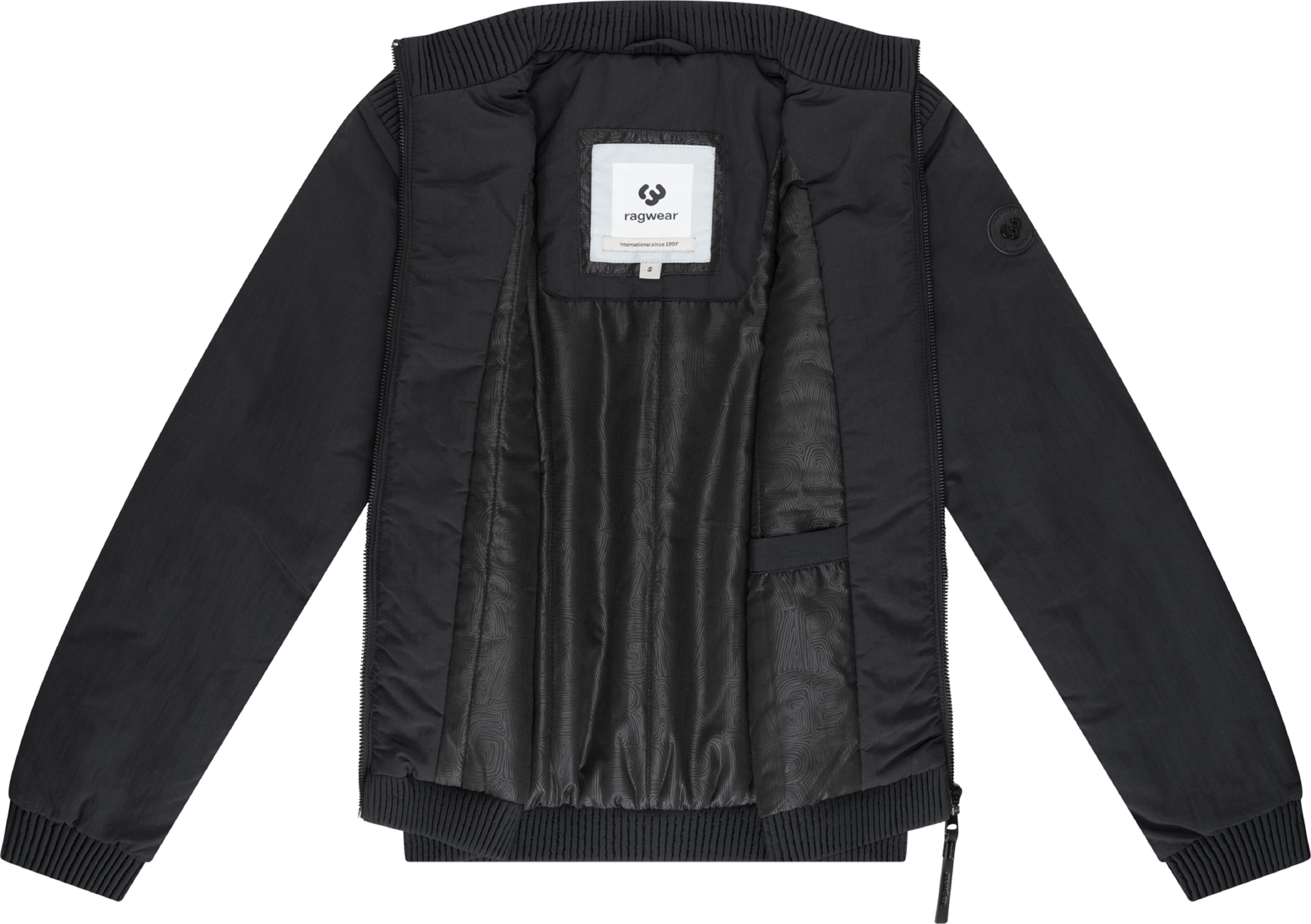 Leichte Bomberjacke mit Bündchen "Chenna Warm YOUMODO" Black