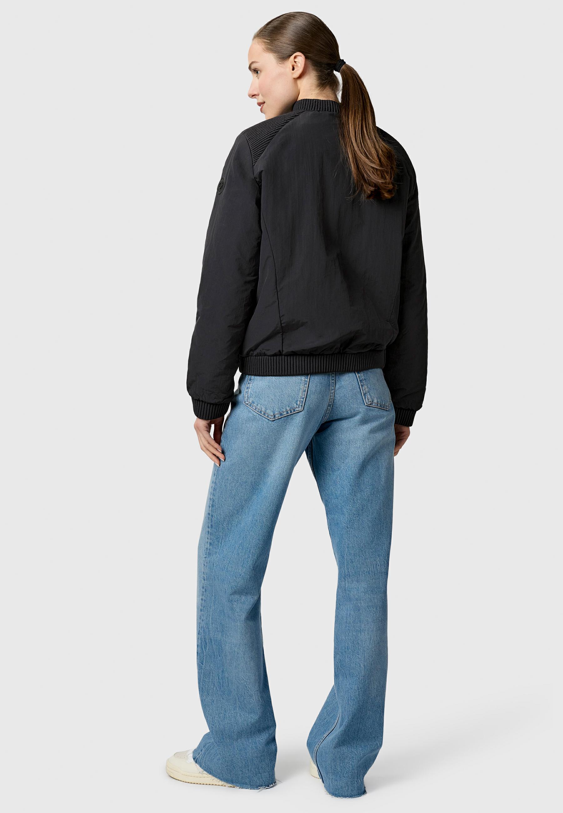 Leichte Bomberjacke mit Bündchen "Chenna Warm YOUMODO" Black