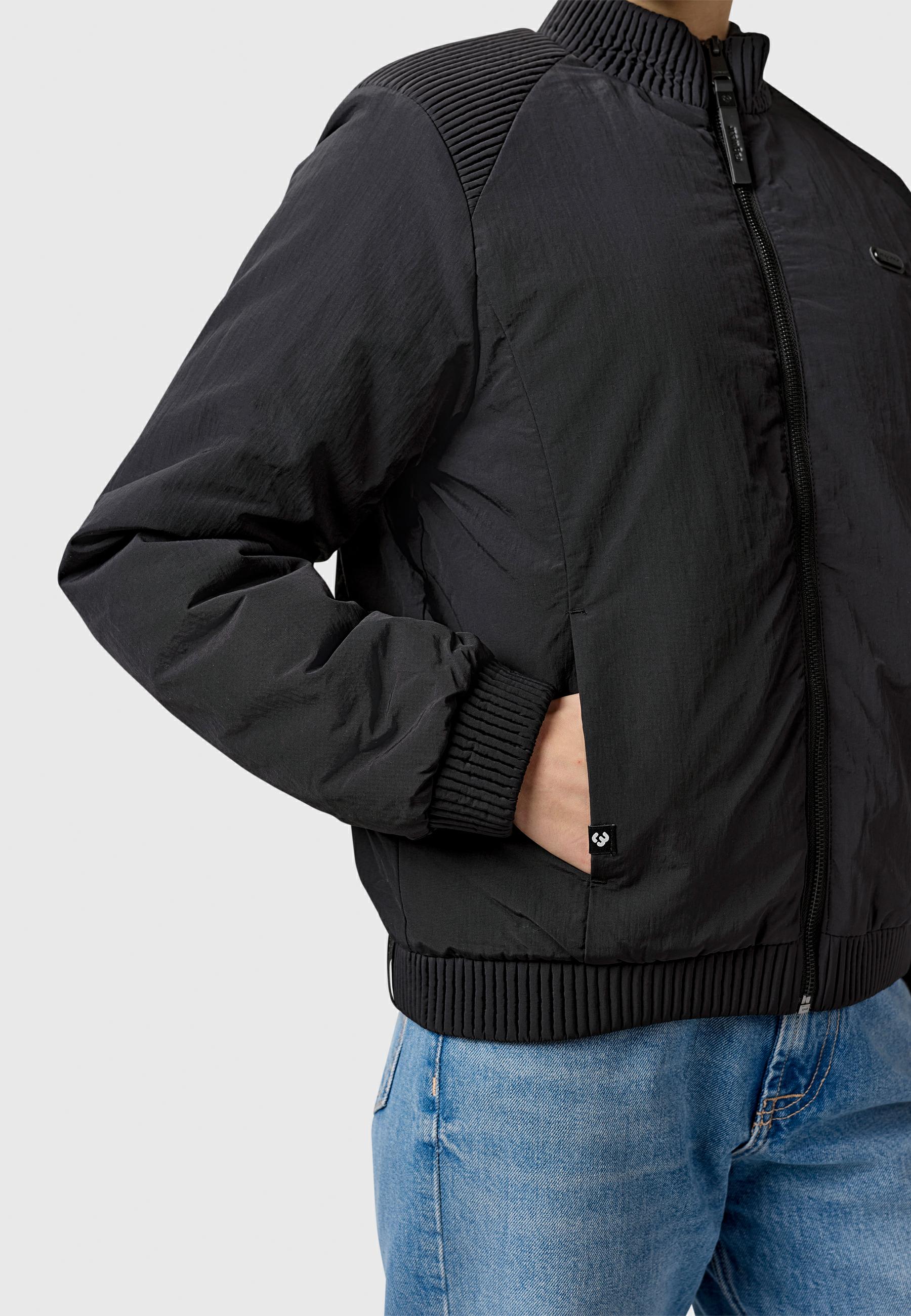 Leichte Bomberjacke mit Bündchen "Chenna Warm YOUMODO" Black