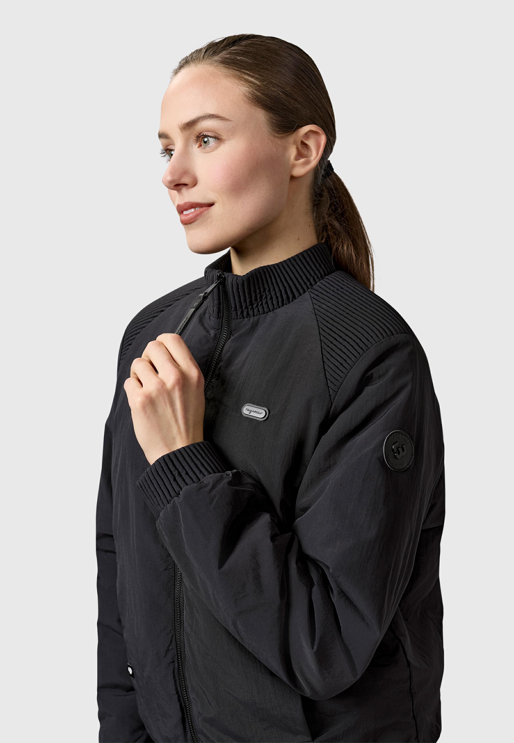 Leichte Bomberjacke mit Bündchen "Chenna Warm YOUMODO" Black
