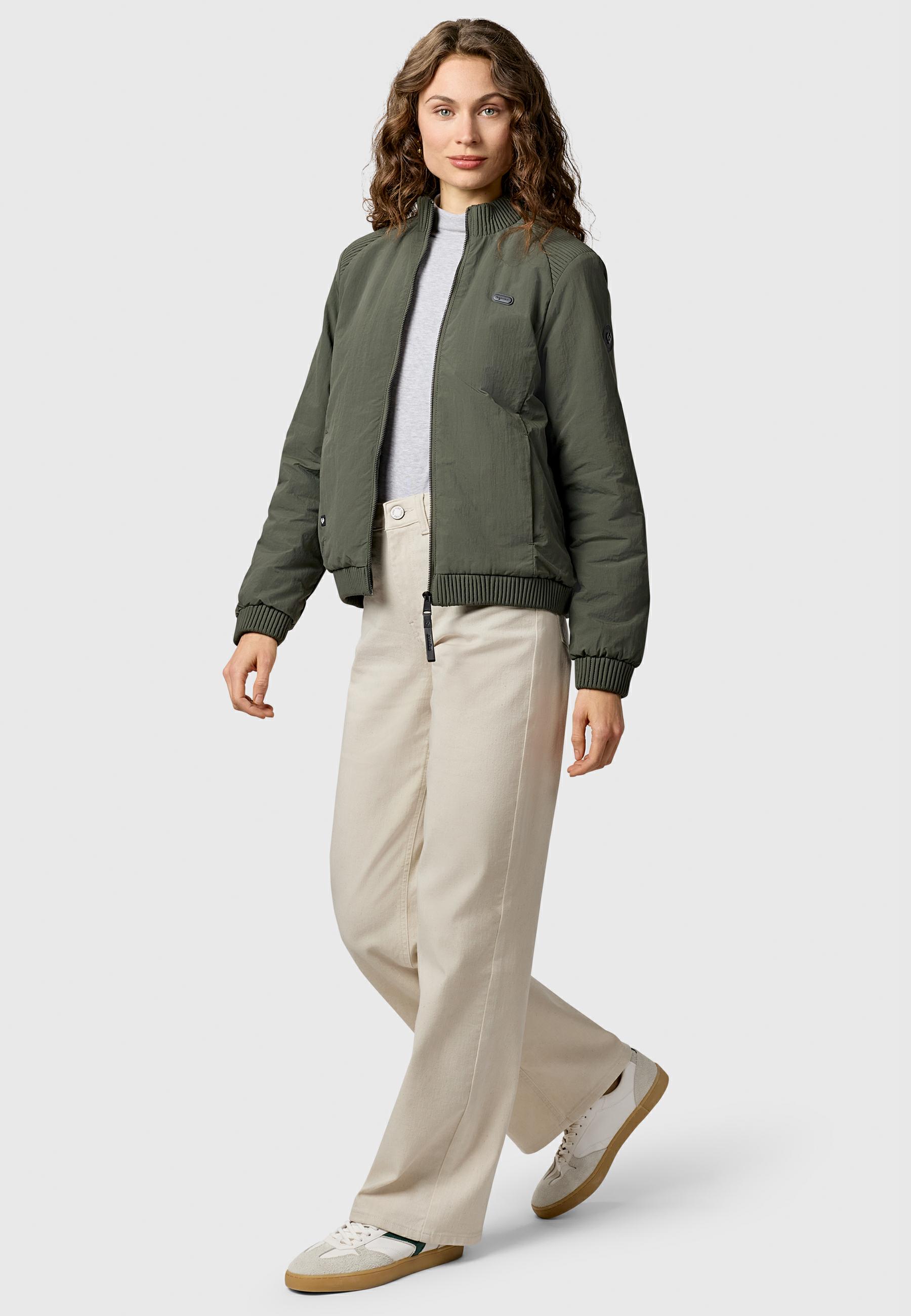 Leichte Bomberjacke mit Bündchen "Chenna Warm YOUMODO" Dark Olive