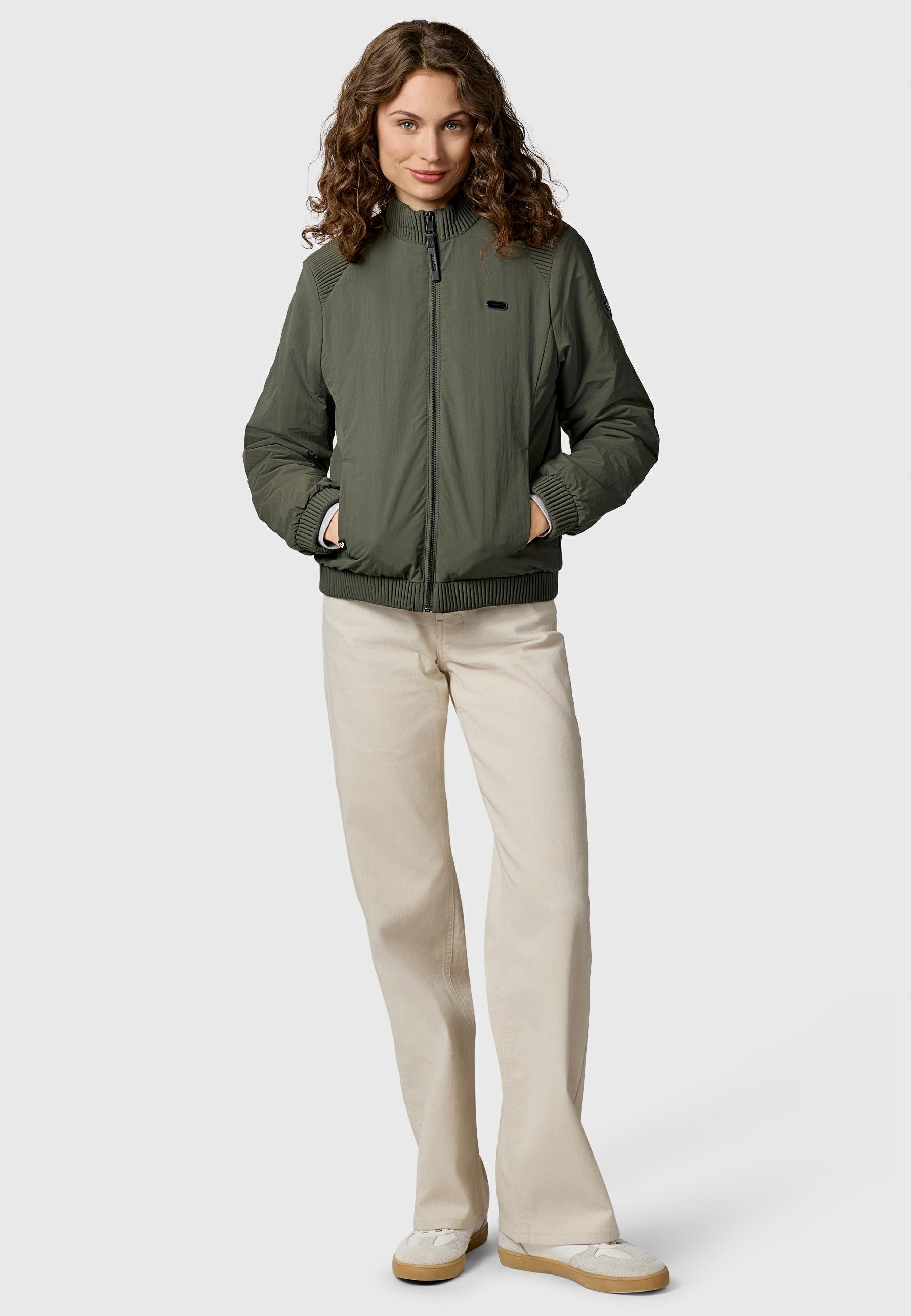 Leichte Bomberjacke mit Bündchen "Chenna Warm YOUMODO" Dark Olive