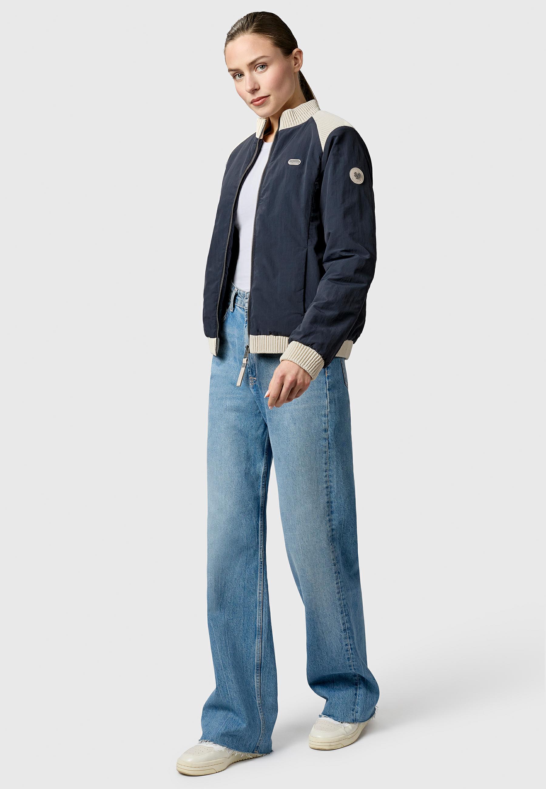 Leichte Bomberjacke mit Bündchen "Chenna Warm YOUMODO" Navy