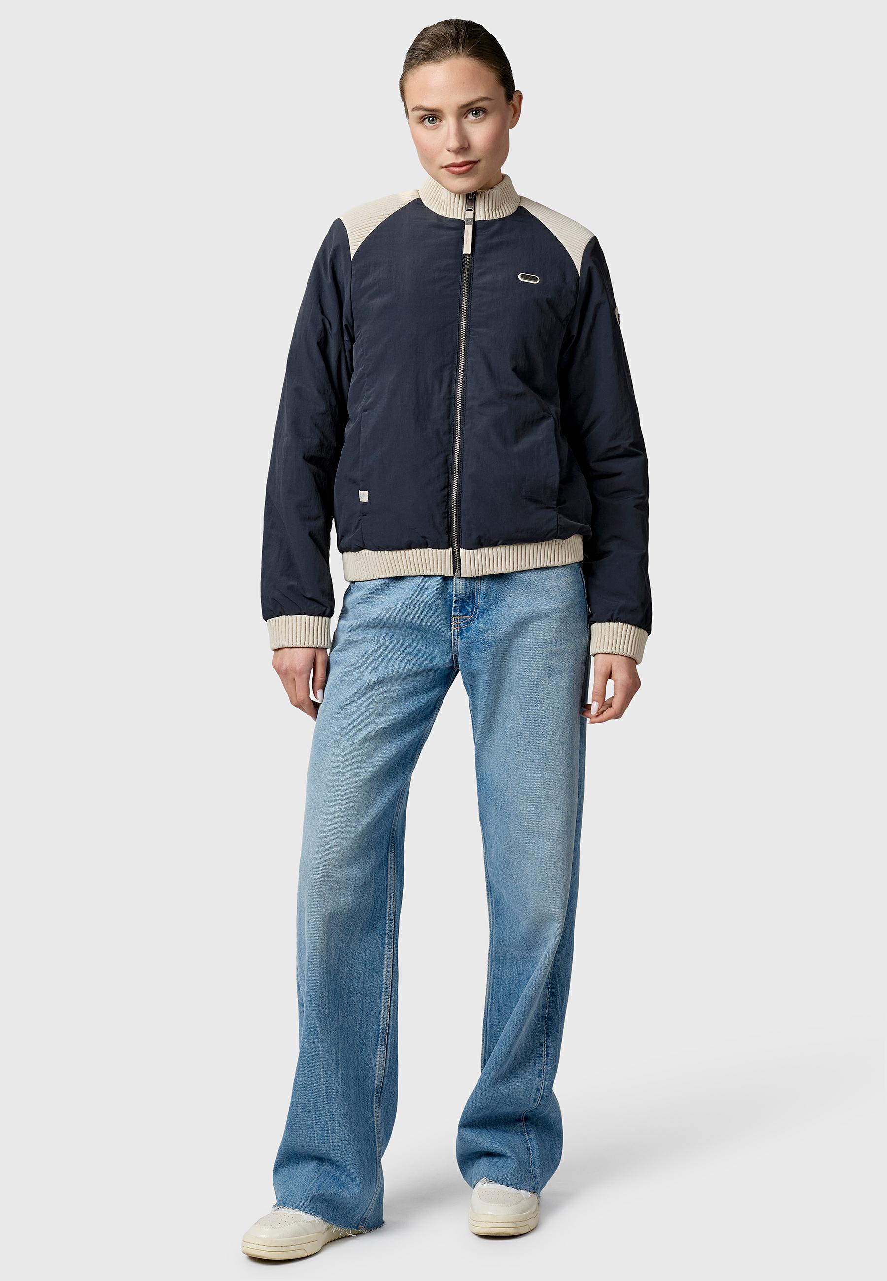 Leichte Bomberjacke mit Bündchen "Chenna Warm YOUMODO" Navy