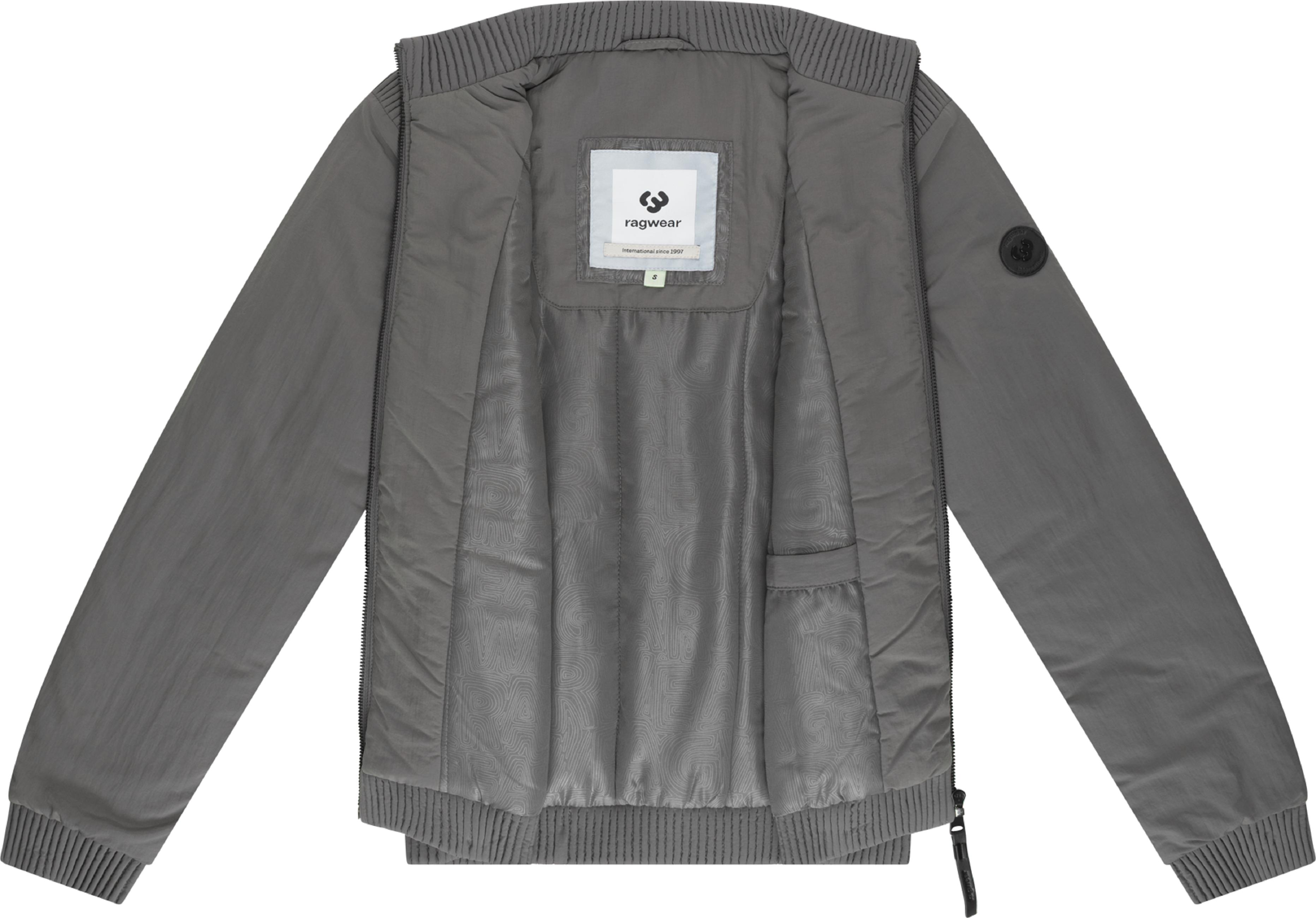 Leichte Bomberjacke mit Bündchen "Chenna Warm YOUMODO" Stone Grey