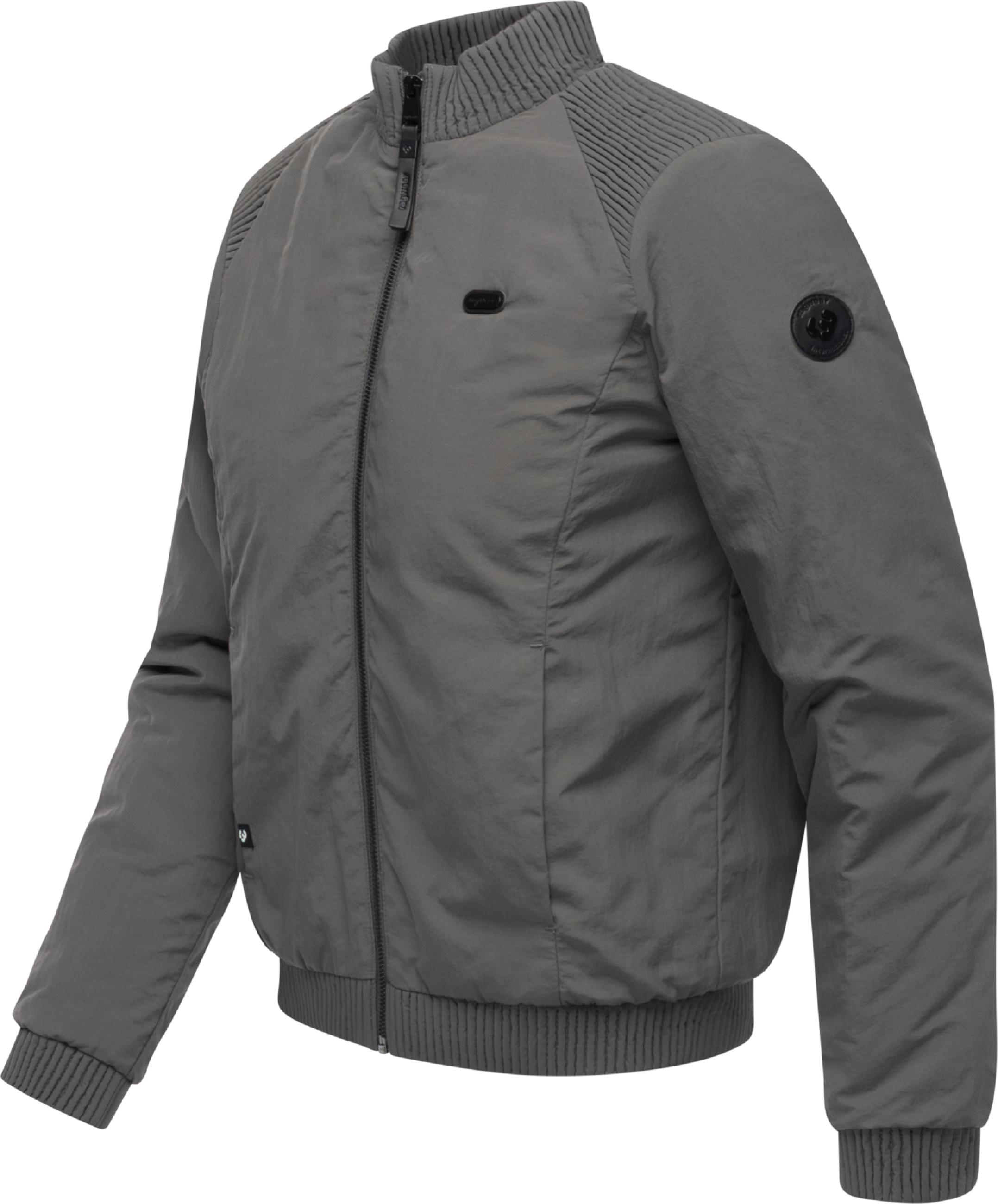 Leichte Bomberjacke mit Bündchen "Chenna Warm YOUMODO" Stone Grey